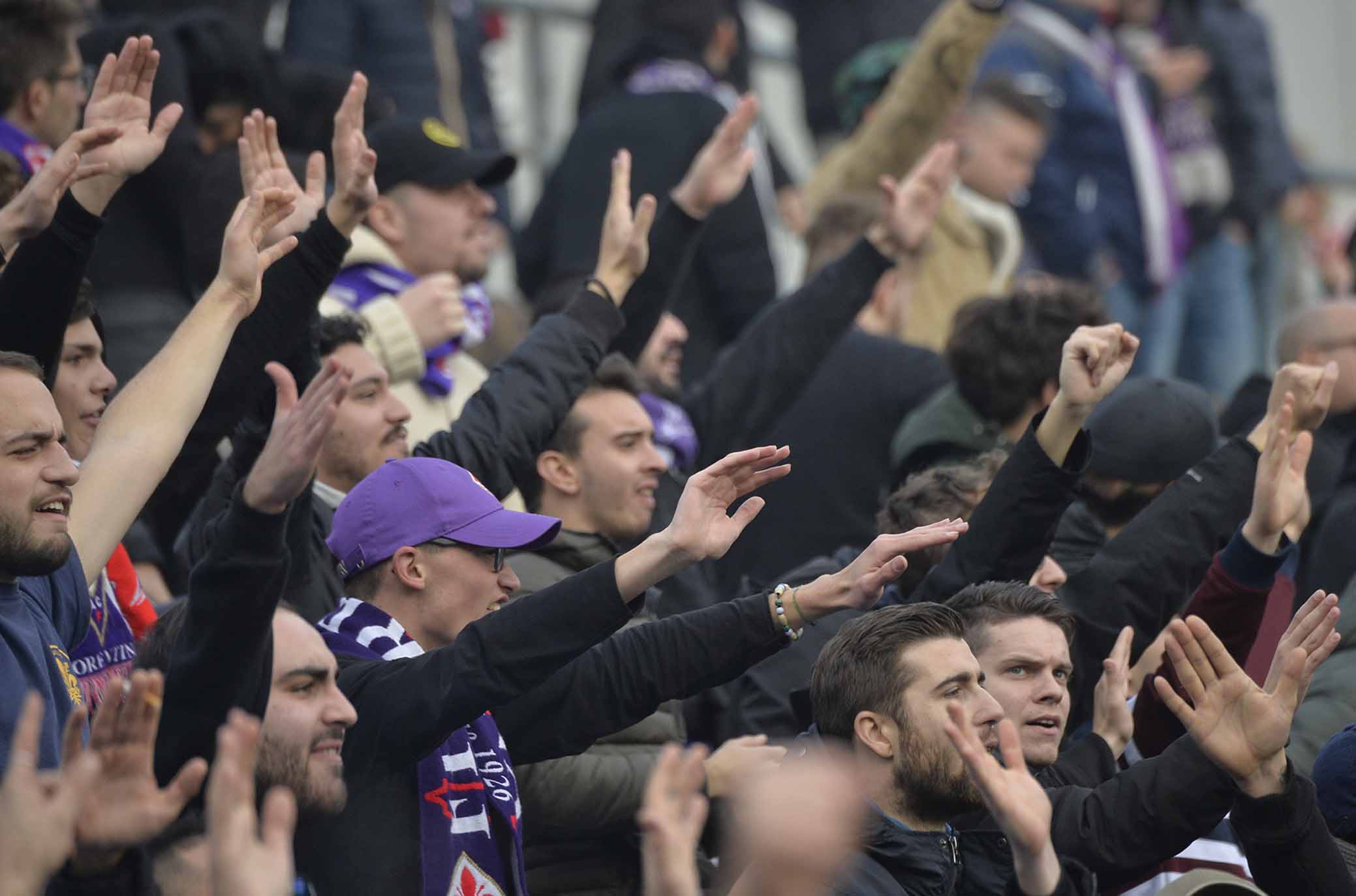 SASSUOLO-FIORENTINA 09-12-2018 TIFOSI DELLA FIORENTINA. GALASSI SILVANO/SILPRESS