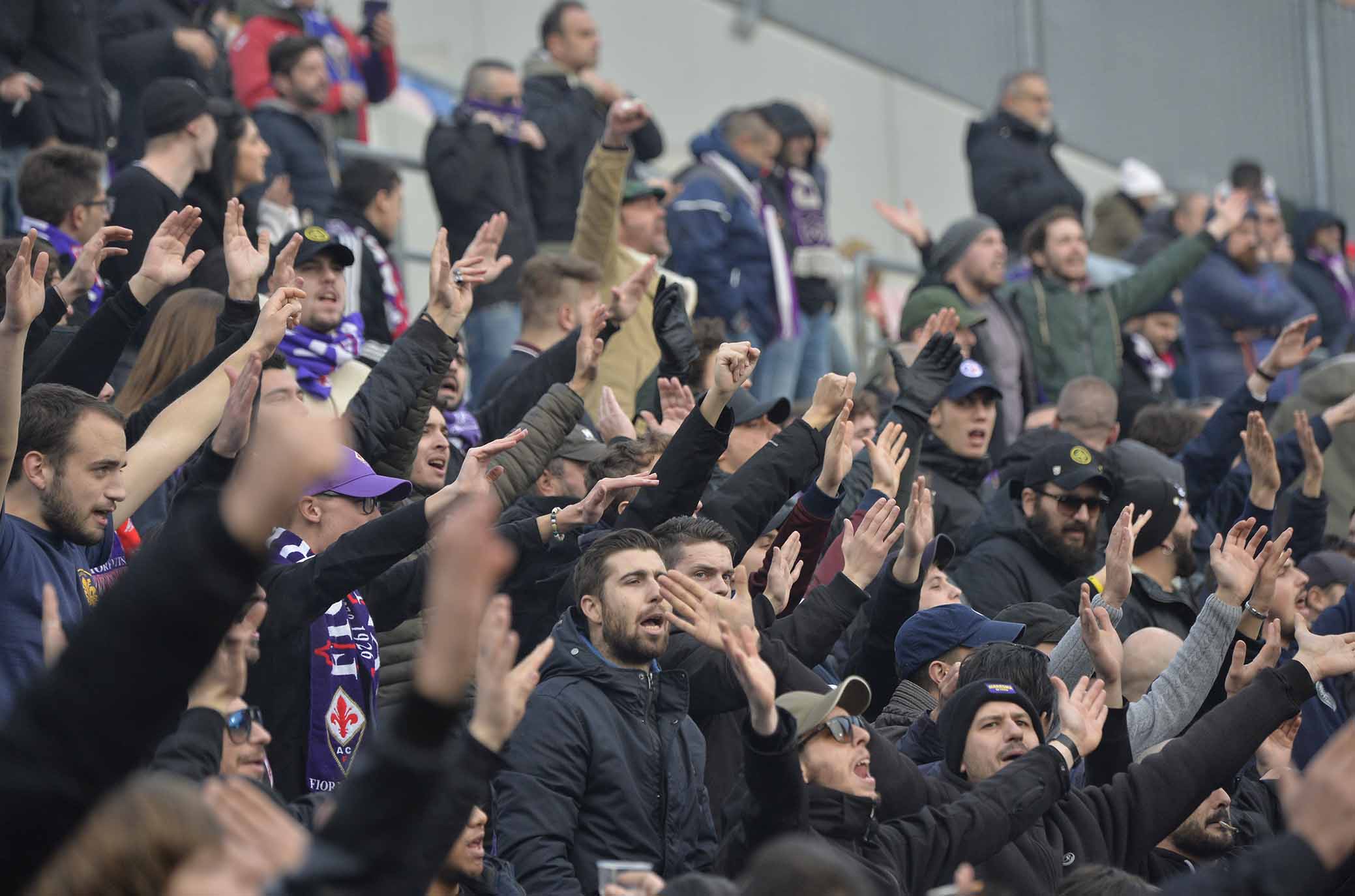 SASSUOLO-FIORENTINA 09-12-2018 TIFOSI DELLA FIORENTINA. GALASSI SILVANO/SILPRESS