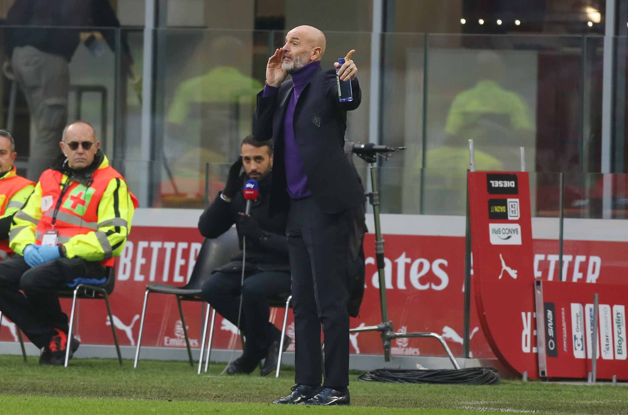 STEFANO PIOLI ALLENATORE FIORENTINA Milano 22 /12 /, 2018- Campionato Serie A Tim 17 Giornata 2018-19 Milan / Fiorentina ph Alberto Mariani / SILPRESS