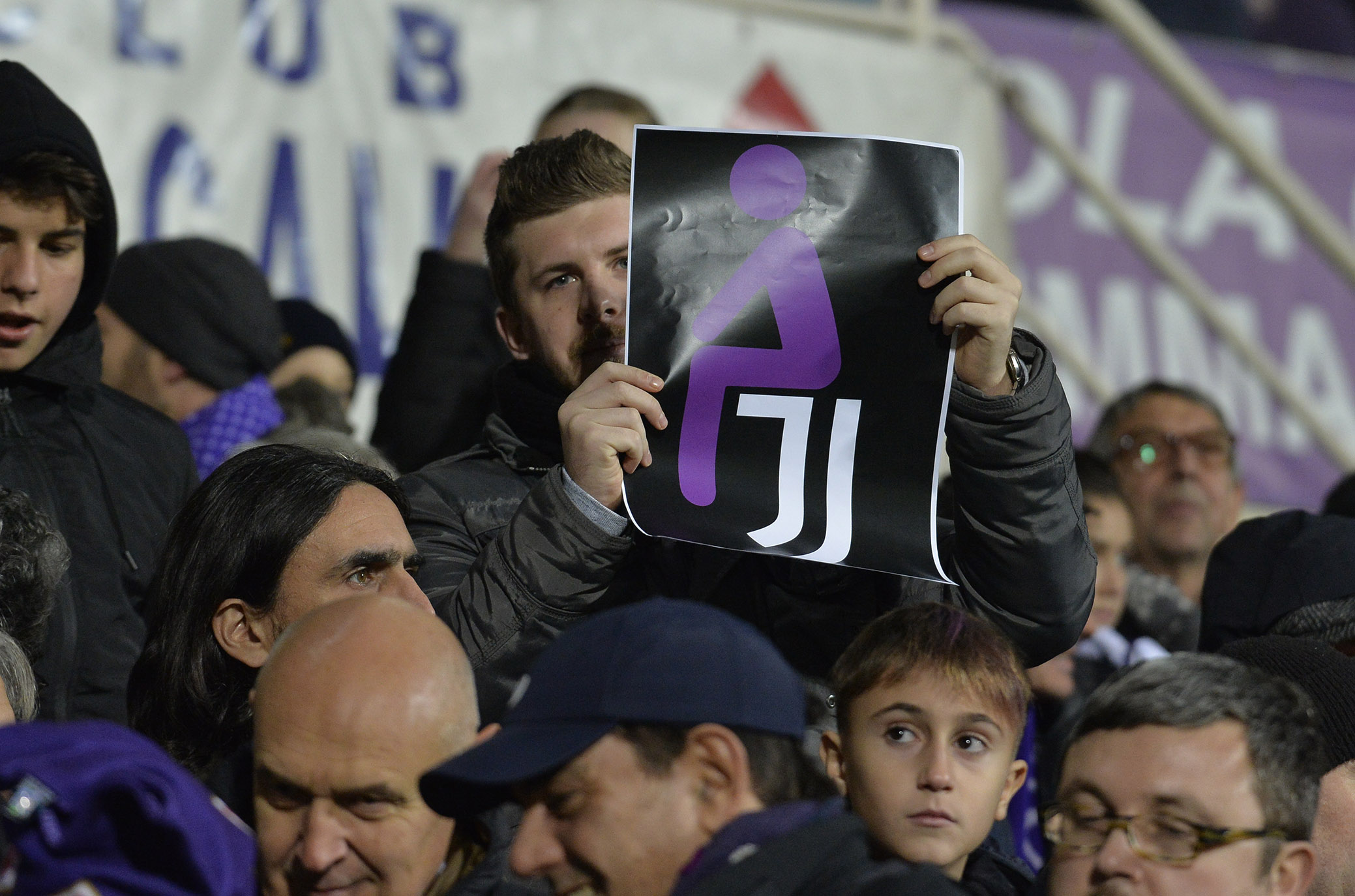 FIORENTINA-JUVENTUS 01-12-2018. TIFOSO. GALASSI SILVANO/SILPRESS