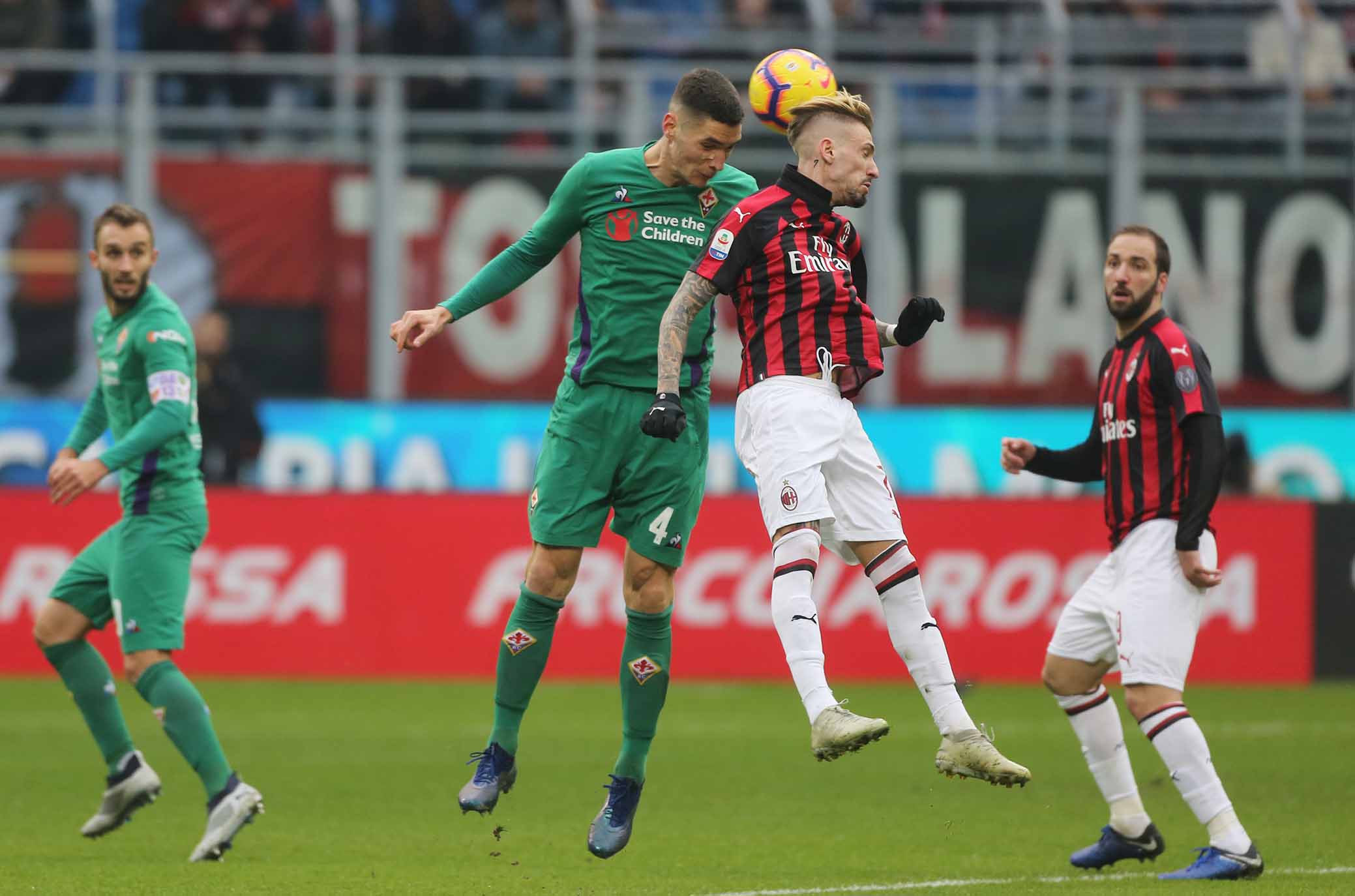 NIKOLA MILENKOVIC Milano 22 /12 /, 2018- Campionato Serie A Tim 17 Giornata 2018-19 Milan / Fiorentina ph Alberto Mariani / SILPRESS