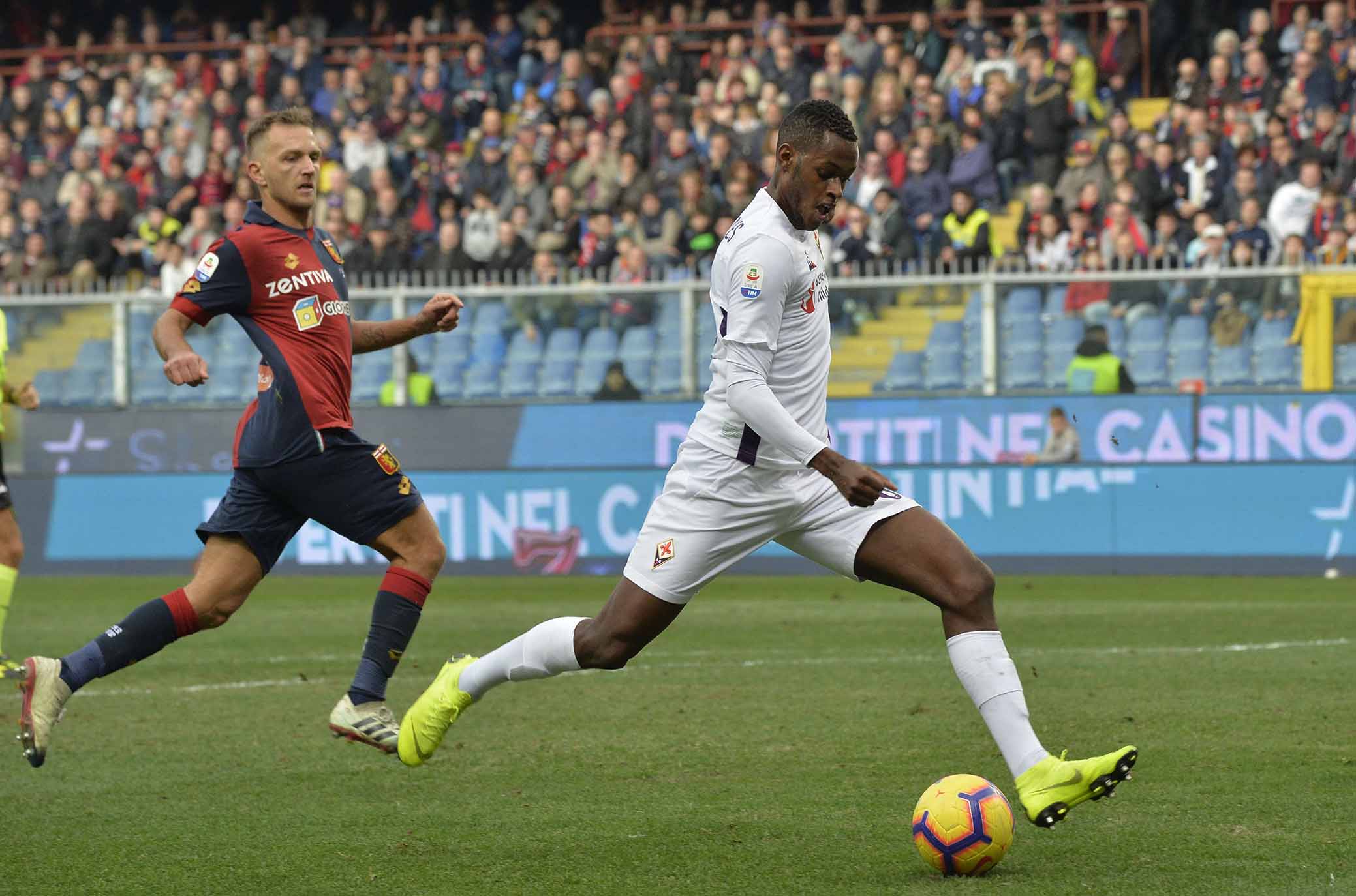 GENOA-FIORENTINA 29-12-2018. EDIMILSON FERNABDES E DOMENICO CRISCITO. GALASSI SILVANO/SILPRESS