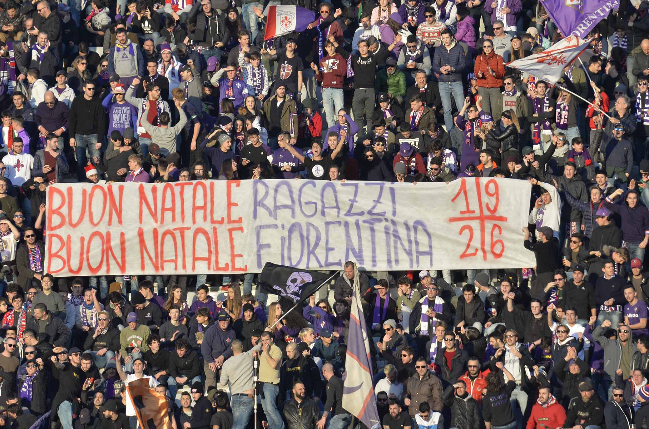 FIORENTINA-PARMA 26-12-2018 TIFOSI DELLA FIORENTINA. GALASSI SILVANO/SILPRESS