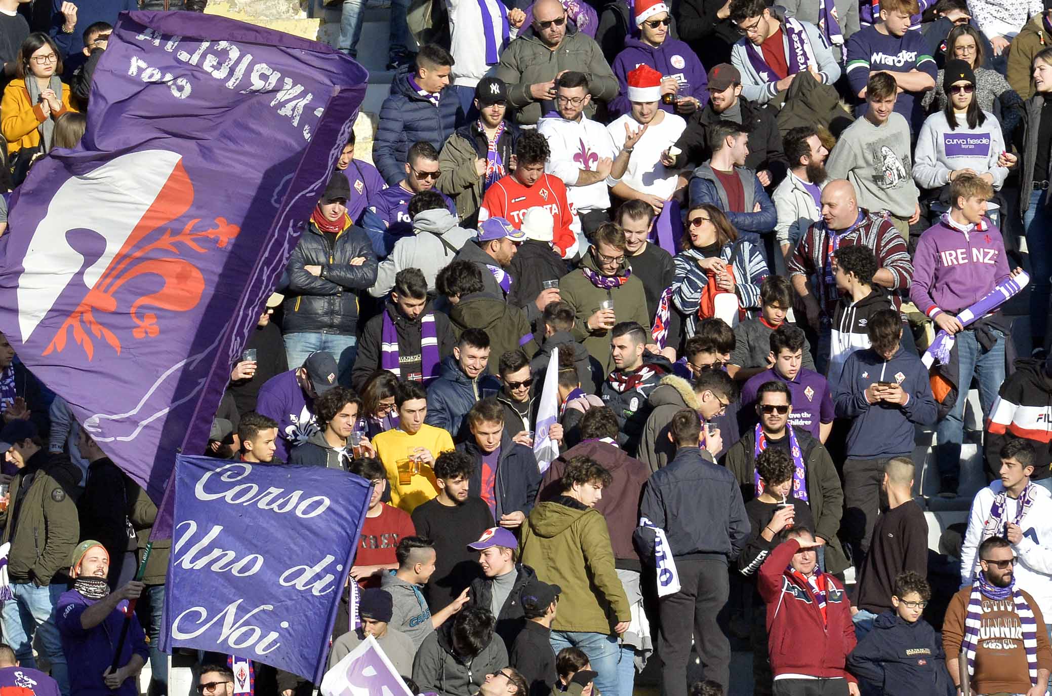 FIORENTINA-PARMA 26-12-2018 TIFOSI DELLA FIORENTINA. GALASSI SILVANO/SILPRESS