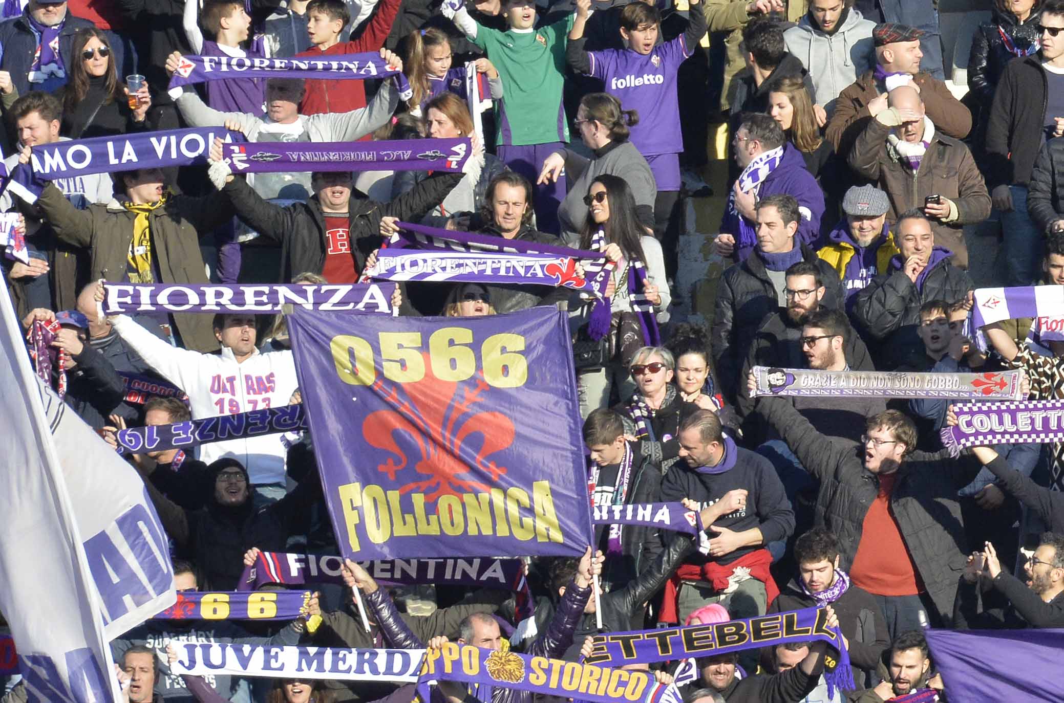 FIORENTINA-PARMA 26-12-2018 TIFOSI DELLA FIORENTINA. GALASSI SILVANO/SILPRESS