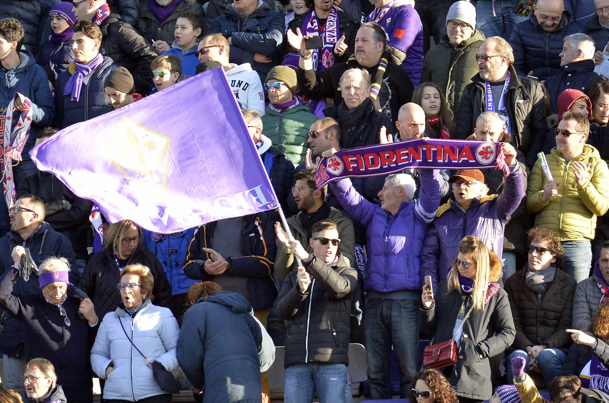 FIORENTINA-PARMA 26-12-2018 TIFOSI DELLA FIORENTINA. GALASSI SILVANO/SILPRESS