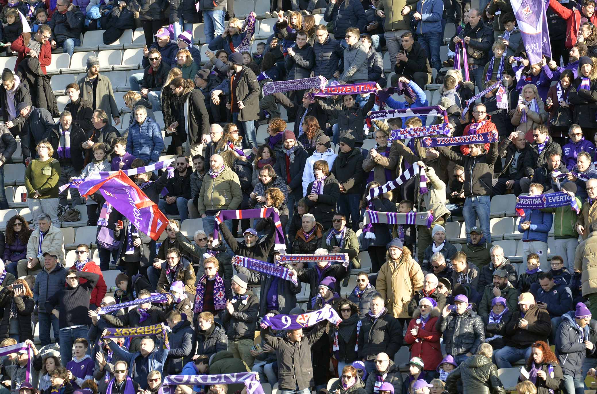 FIORENTINA-PARMA 26-12-2018 TIFOSI DELLA FIORENTINA. GALASSI SILVANO/SILPRESS