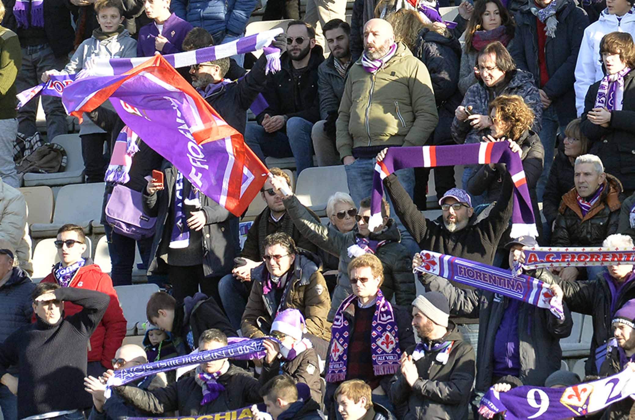 FIORENTINA-PARMA 26-12-2018 TIFOSI DELLA FIORENTINA. GALASSI SILVANO/SILPRESS