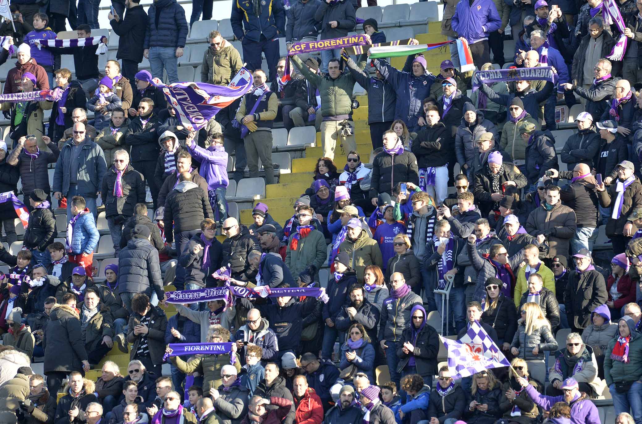 FIORENTINA-PARMA 26-12-2018 TIFOSI DELLA FIORENTINA. GALASSI SILVANO/SILPRESS