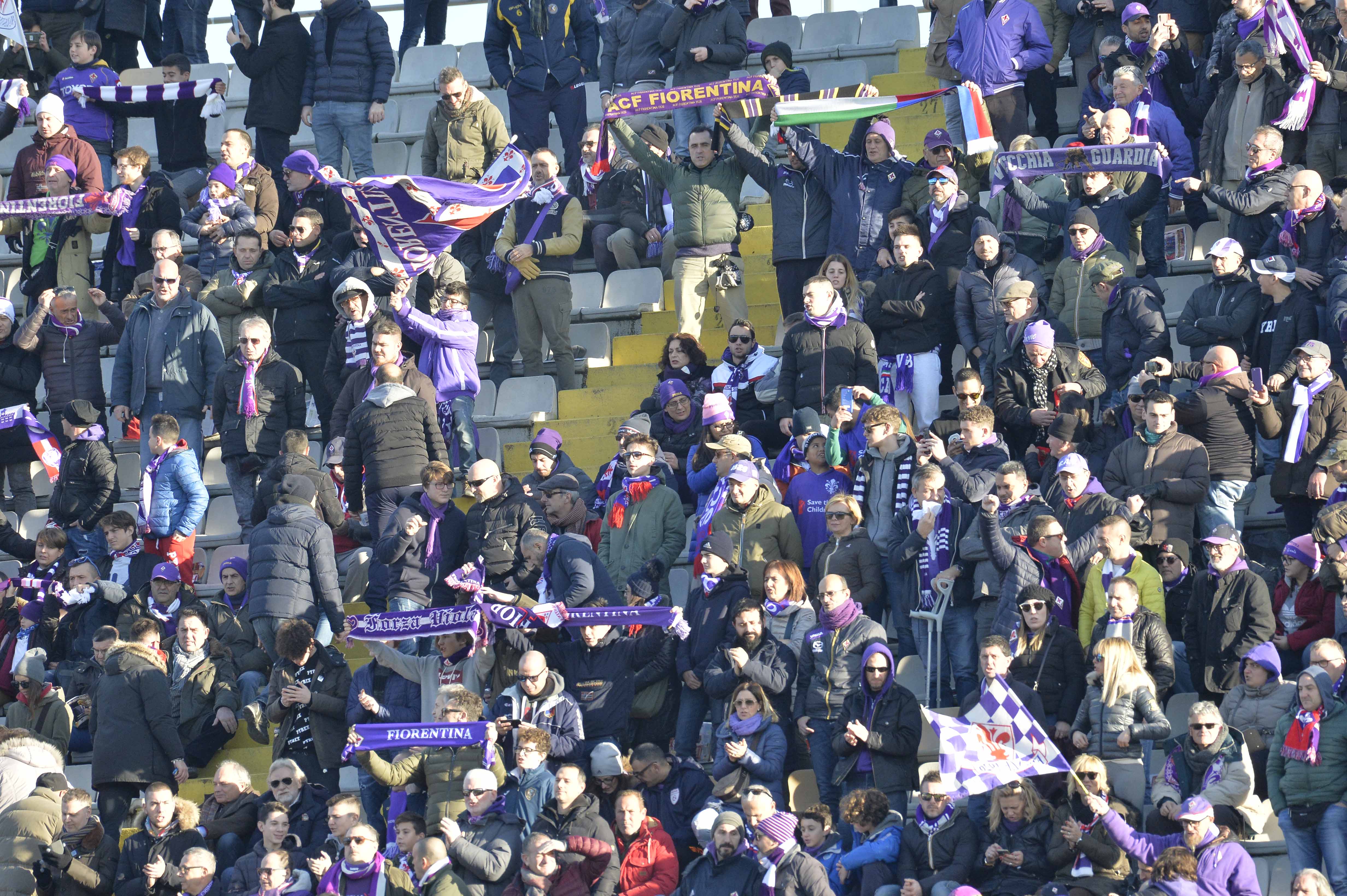 FIORENTINA-PARMA 26-12-2018 TIFOSI DELLA FIORENTINA. GALASSI SILVANO/SILPRESS