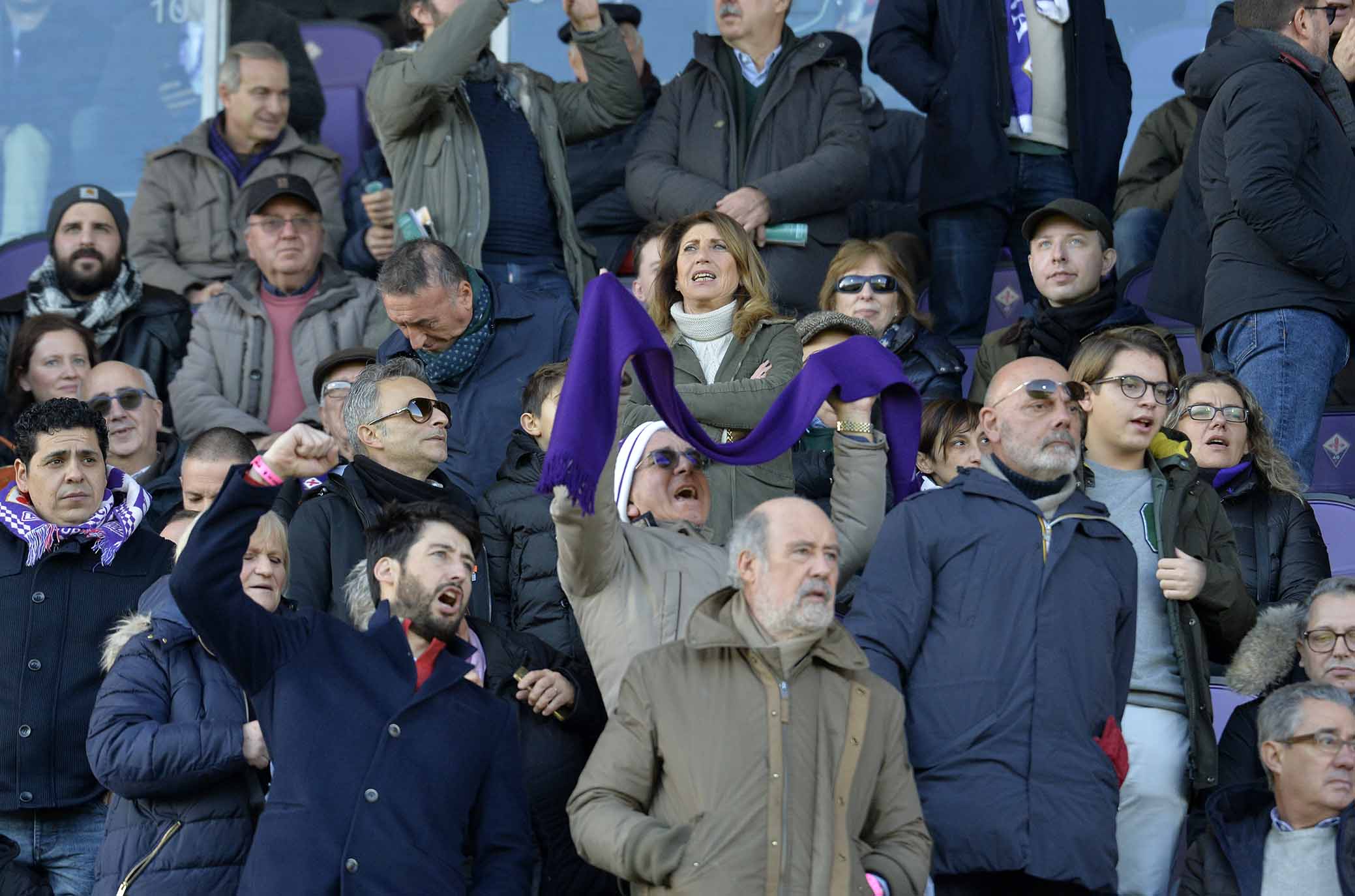 FIORENTINA-PARMA 26-12-2018 TIFOSI DELLA FIORENTINA. GALASSI SILVANO/SILPRESS