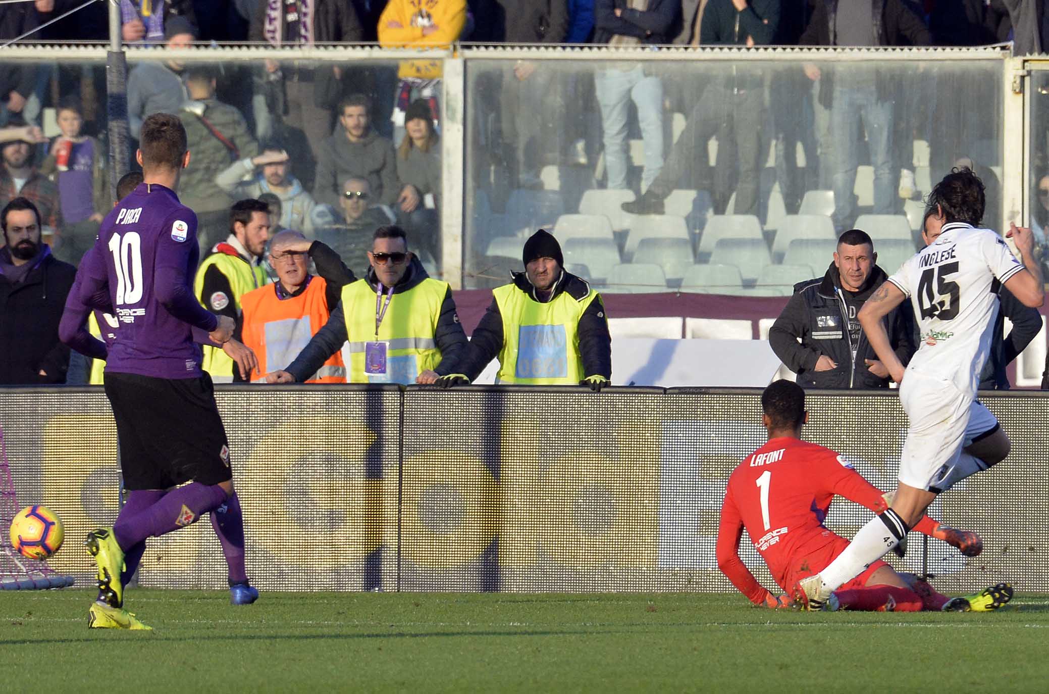 FIORENTINA-PARMA 26-12-2018. GOL DI ROBERTO INGLESE. GALASSI SILVANO/SILPRESS