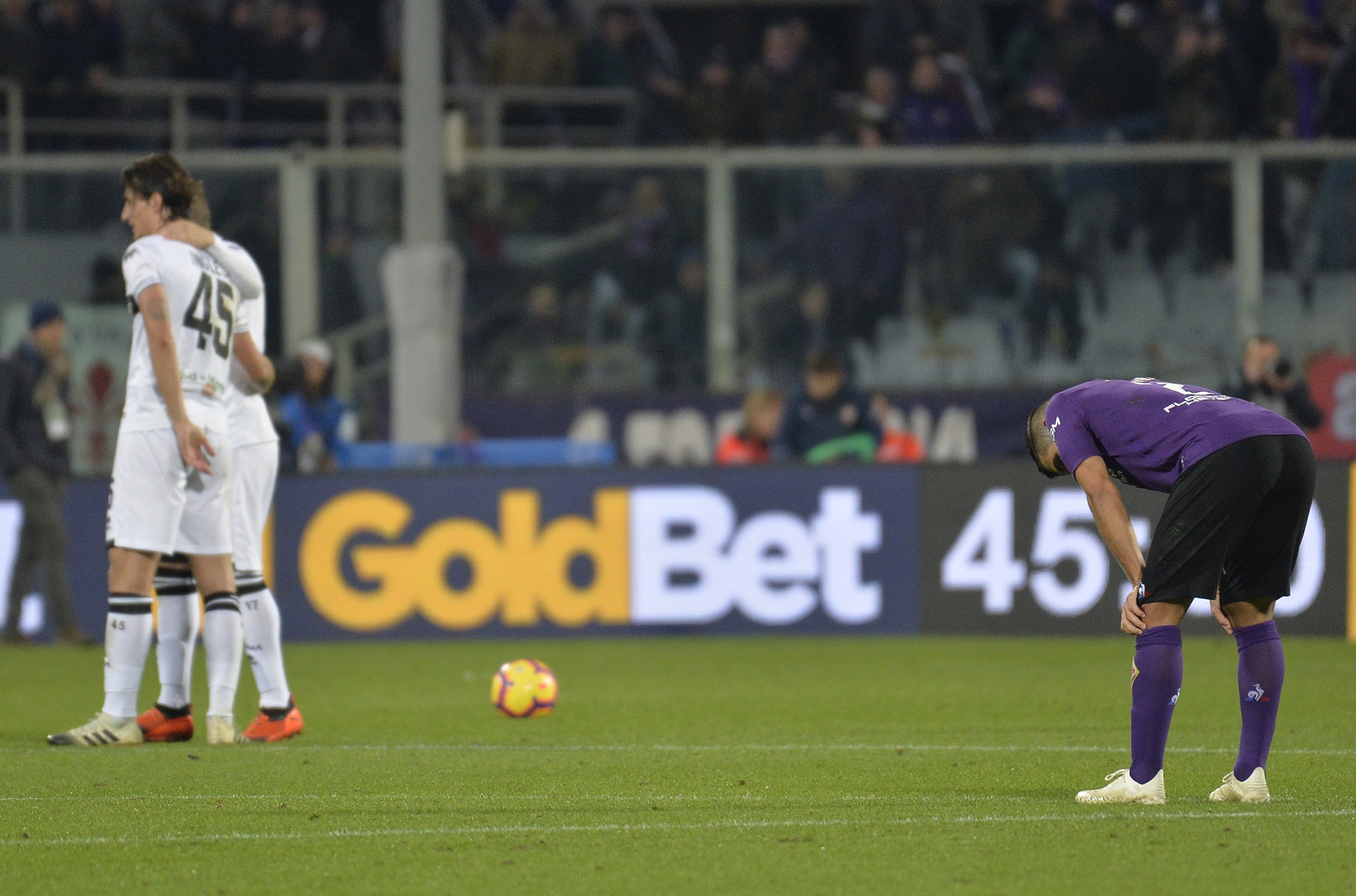 FIORENTINA-PARMA 26-12-2018 LAURINI DELUSO A FINE PARTITA. GALASSI SILVANO/SILPRESS