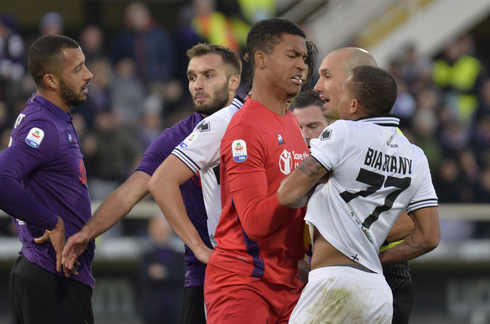 FIORENTINA-PARMA 26-12-2018 ALBAN ALFONT E BIABIANY. GALASSI SILVANO/SILPRESS