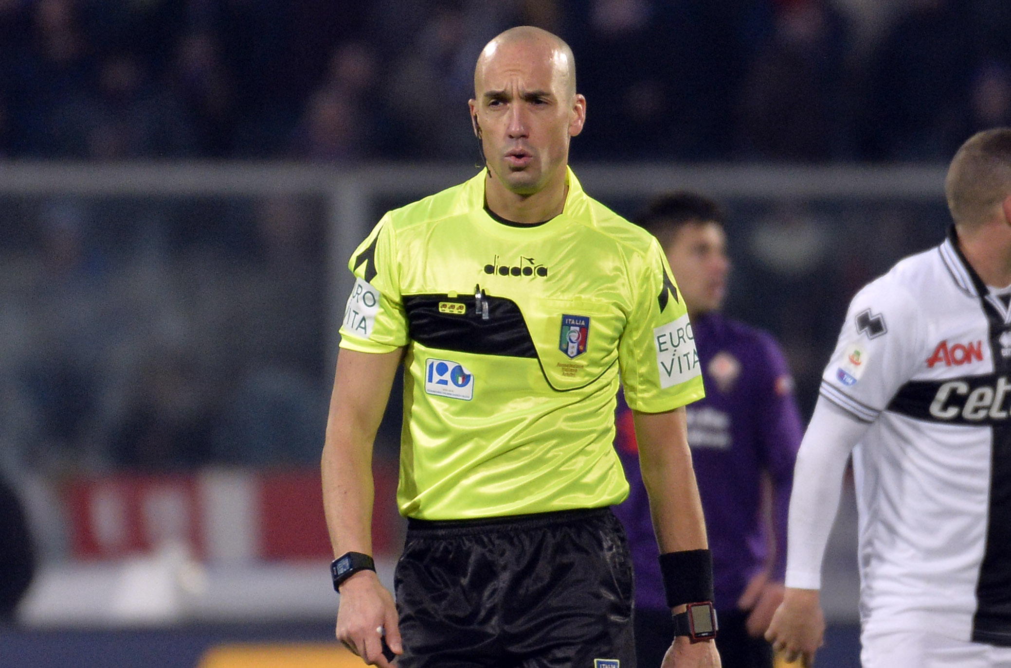 Lazio-Fiorentina: arbitra Fabbri. Quarto uomo Calvarese. Al Var Mazzoleni