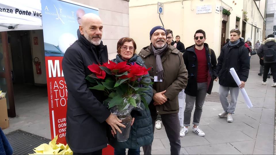 ATT, Stefano Pioli a sostegno dell'associazione che lotta contro i tumori in Toscana (FOTO)