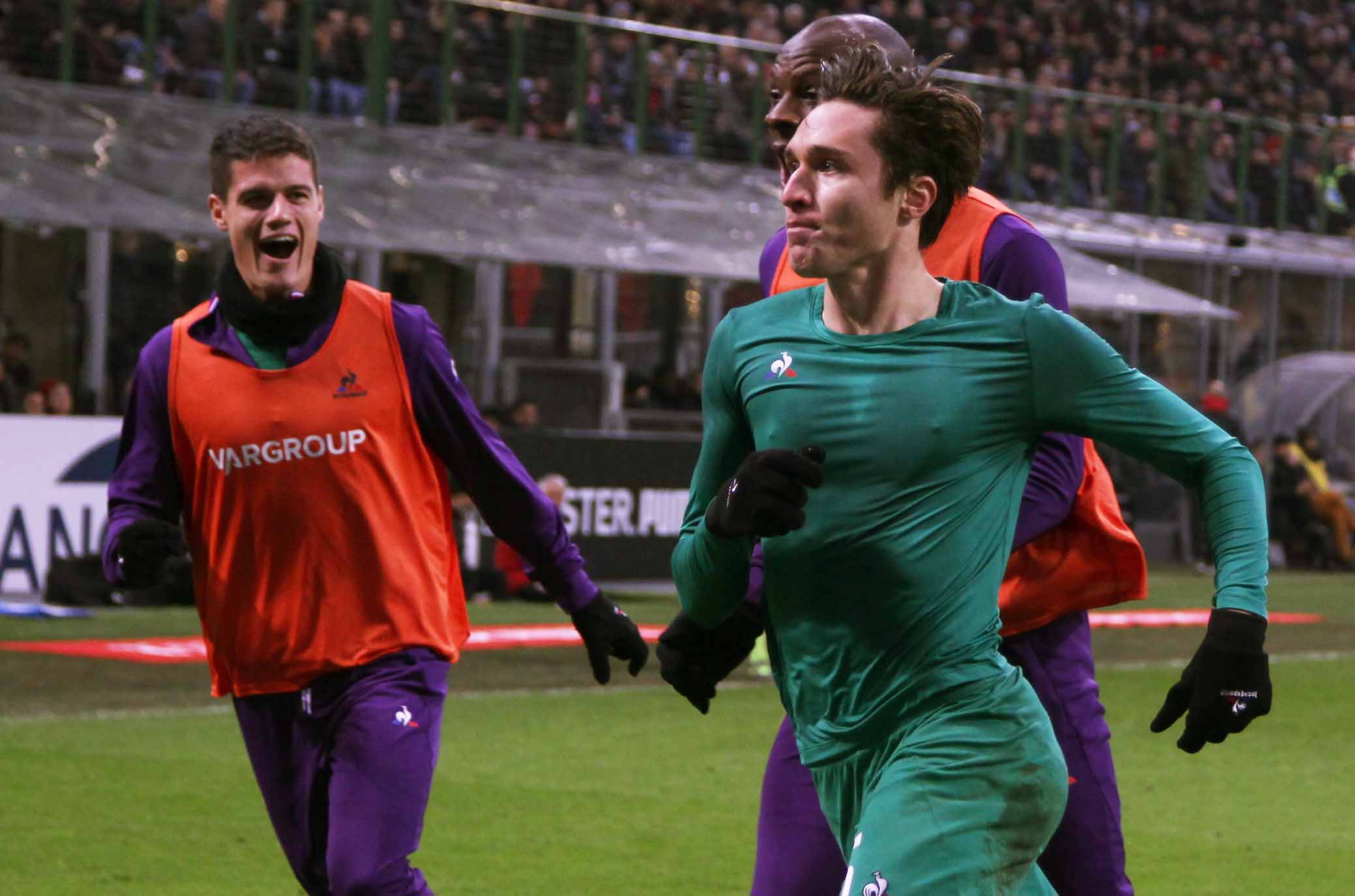 FEDERICO CHIESA ESULTANZA GOAL 1-0 Milano 22 /12 /, 2018- Campionato Serie A Tim 17 Giornata 2018-19 Milan / Fiorentina ph Alberto Mariani / SILPRESS