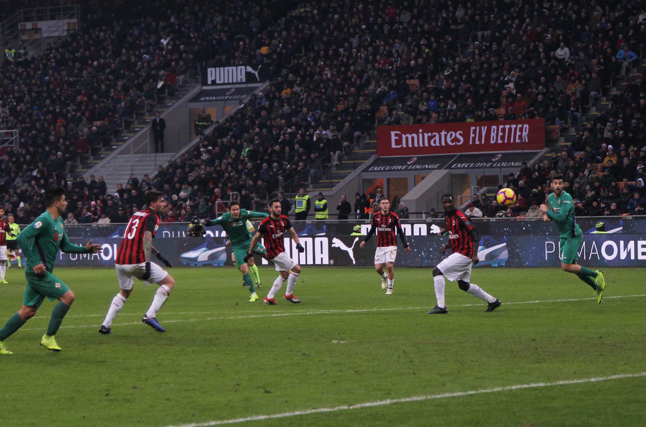 FEDERICO CHIESA GOAL 1-0 Milano 22 /12 /, 2018- Campionato Serie A Tim 17 Giornata 2018-19 Milan / Fiorentina ph Alberto Mariani / SILPRESS