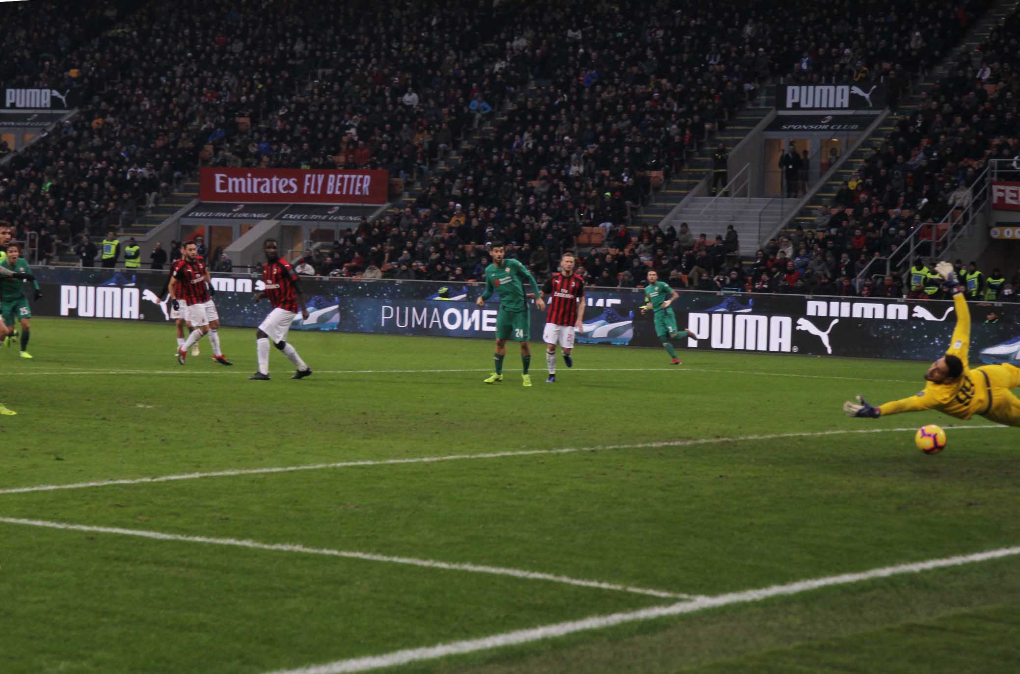 FEDERICO CHIESA GOAL 1-0 Milano 22 /12 /, 2018- Campionato Serie A Tim 17 Giornata 2018-19 Milan / Fiorentina ph Alberto Mariani / SILPRESS