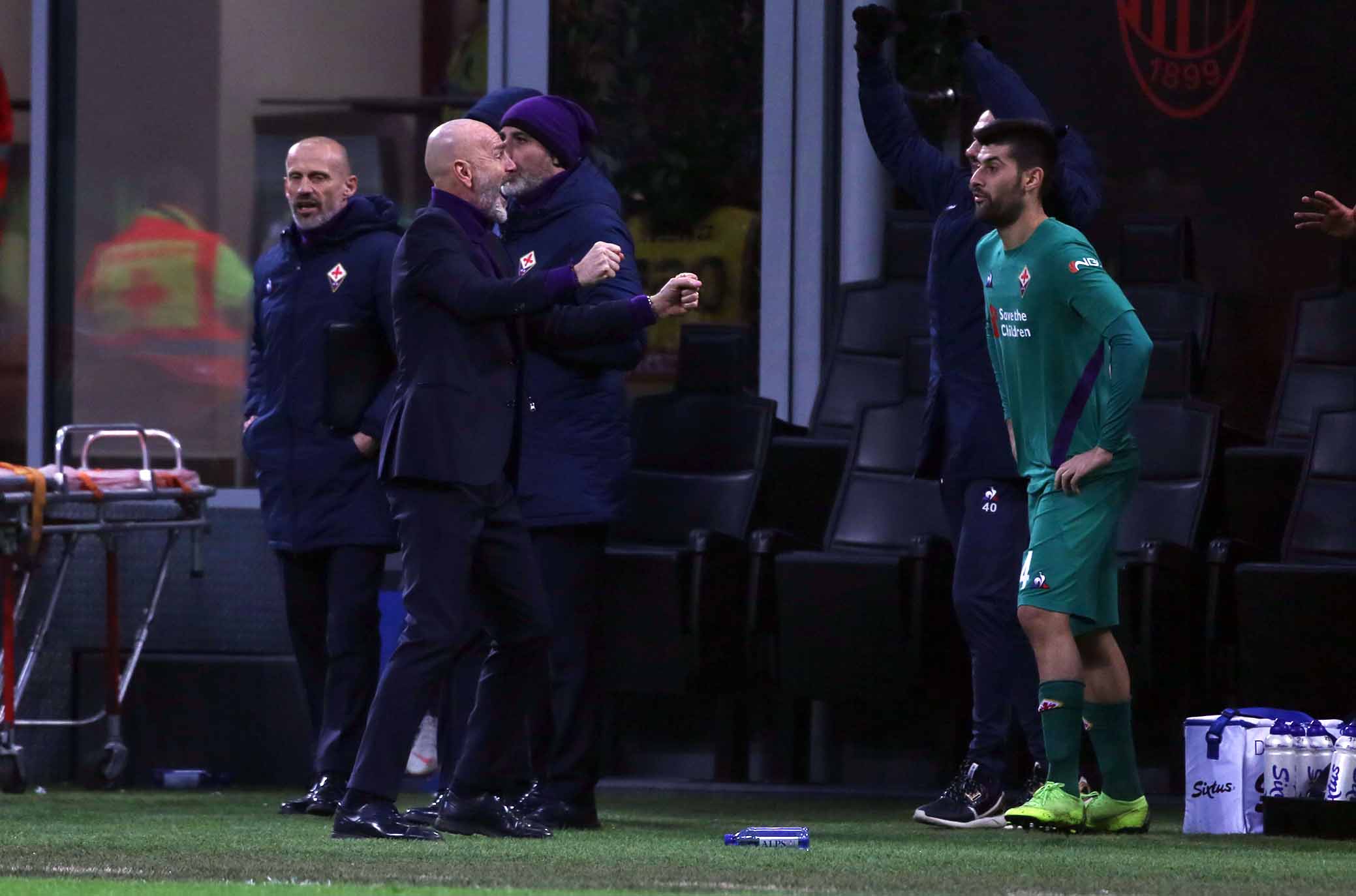 STEFANO PIOLI ALLENATORE FIORENTINA Milano 22 /12 /, 2018- Campionato Serie A Tim 17 Giornata 2018-19 Milan / Fiorentina ph Alberto Mariani / SILPRESS