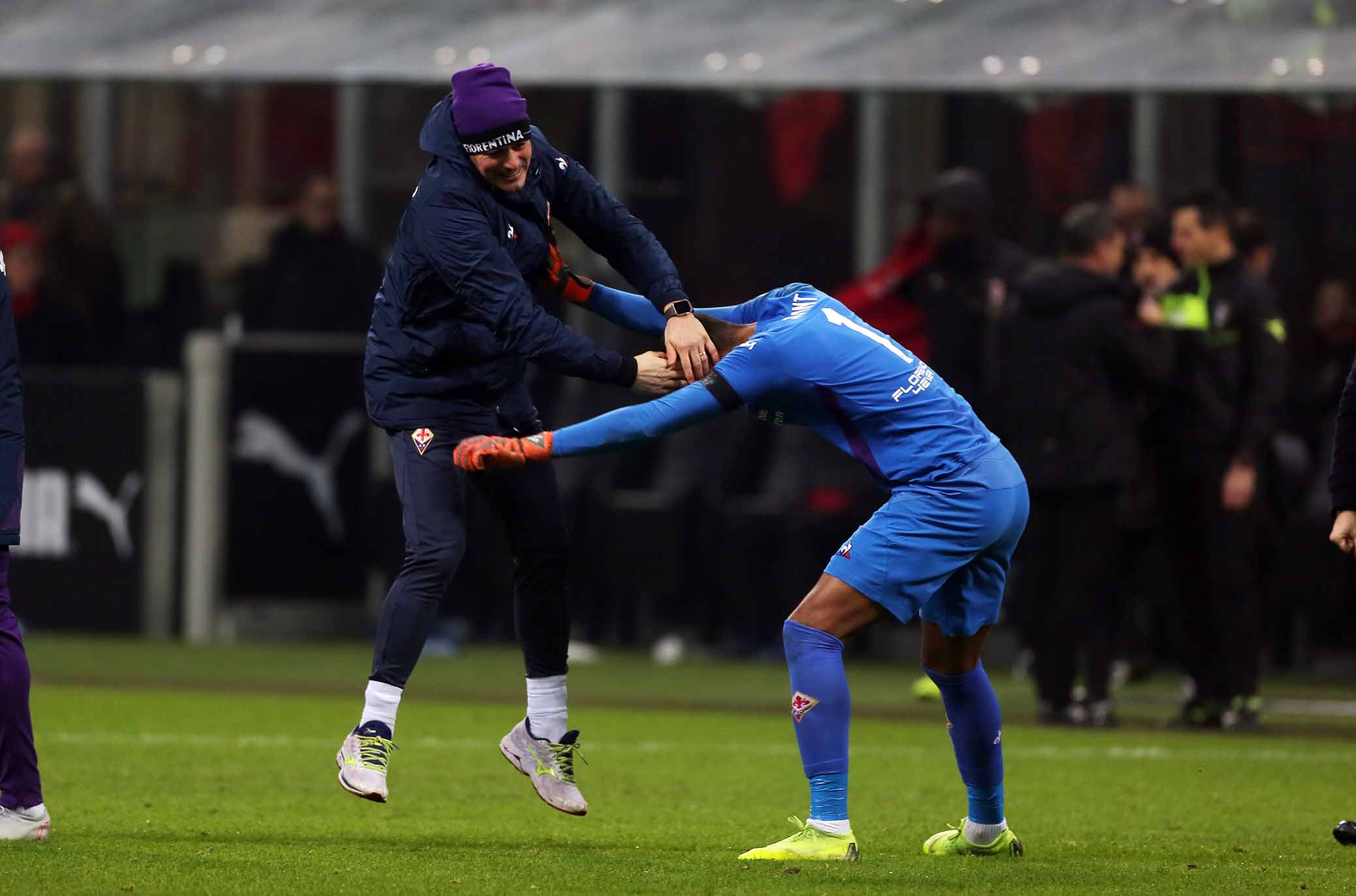 ESULTANZA FINE PARTITA Milano 22 /12 /, 2018- Campionato Serie A Tim 17 Giornata 2018-19 Milan / Fiorentina ph Alberto Mariani / SILPRESS