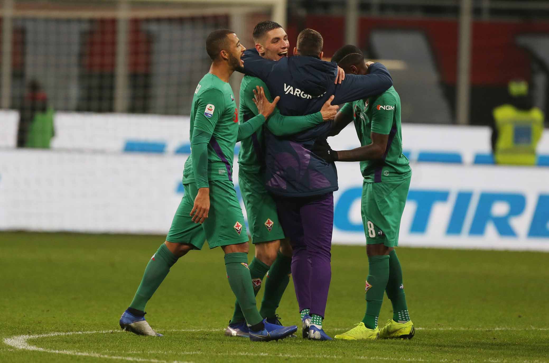 ESULTANZA FINE PARTITA Milano 22 /12 /, 2018- Campionato Serie A Tim 17 Giornata 2018-19 Milan / Fiorentina ph Alberto Mariani / SILPRESS