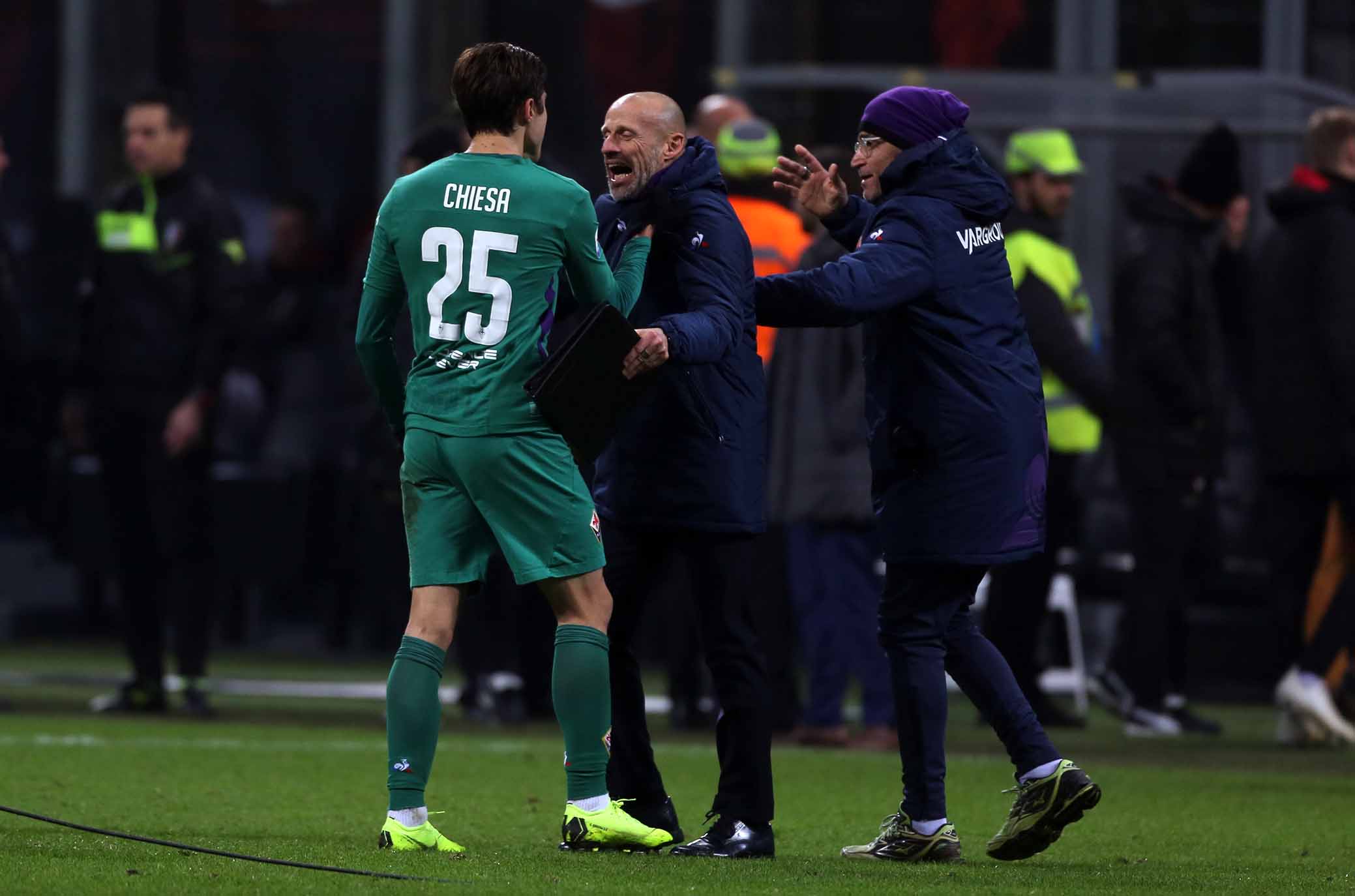 ESULTANZA FINE PARTITA Milano 22 /12 /, 2018- Campionato Serie A Tim 17 Giornata 2018-19 Milan / Fiorentina ph Alberto Mariani / SILPRESS