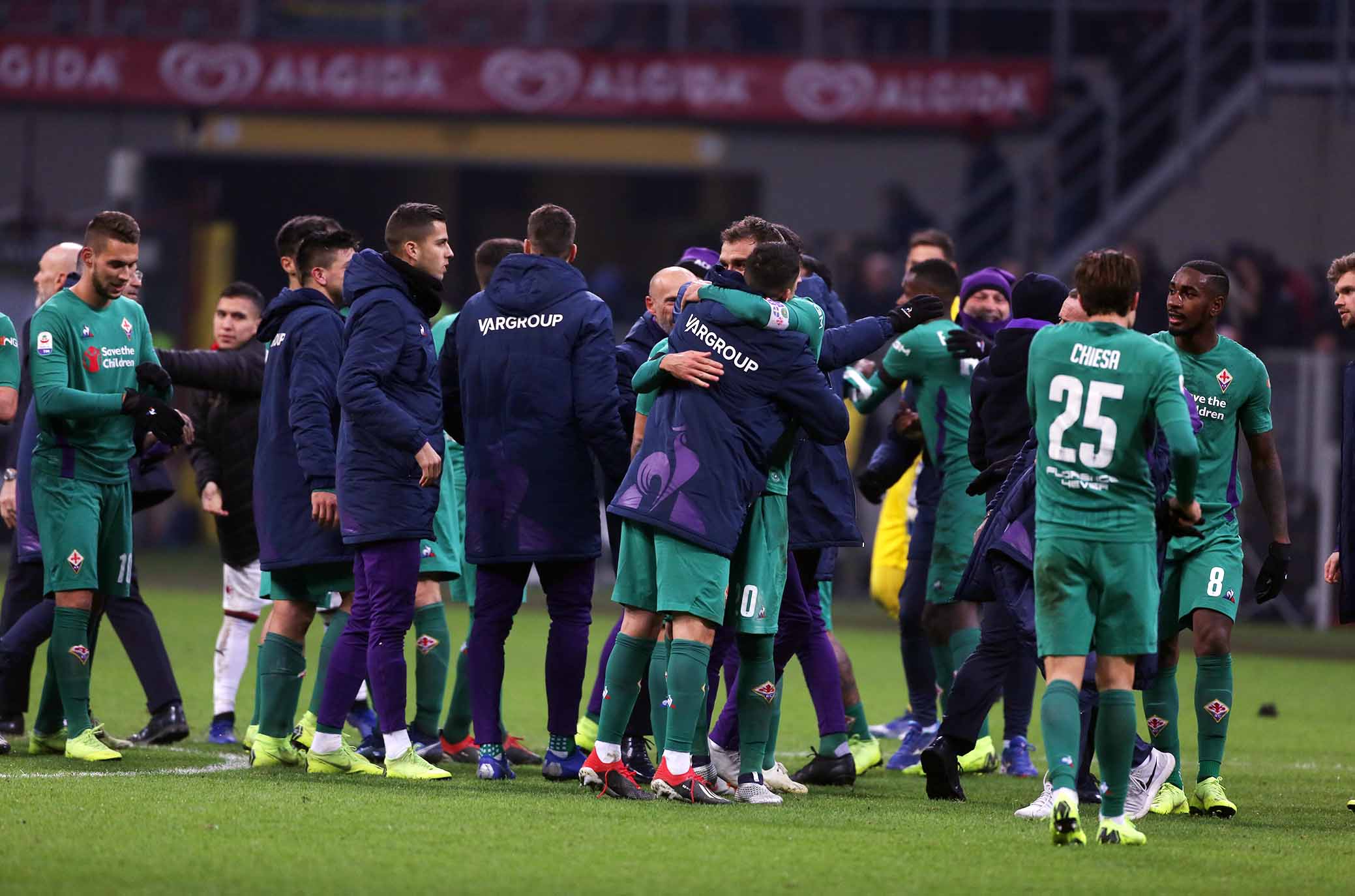 ESULTANZA FINE PARTITA Milano 22 /12 /, 2018- Campionato Serie A Tim 17 Giornata 2018-19 Milan / Fiorentina ph Alberto Mariani / SILPRESS