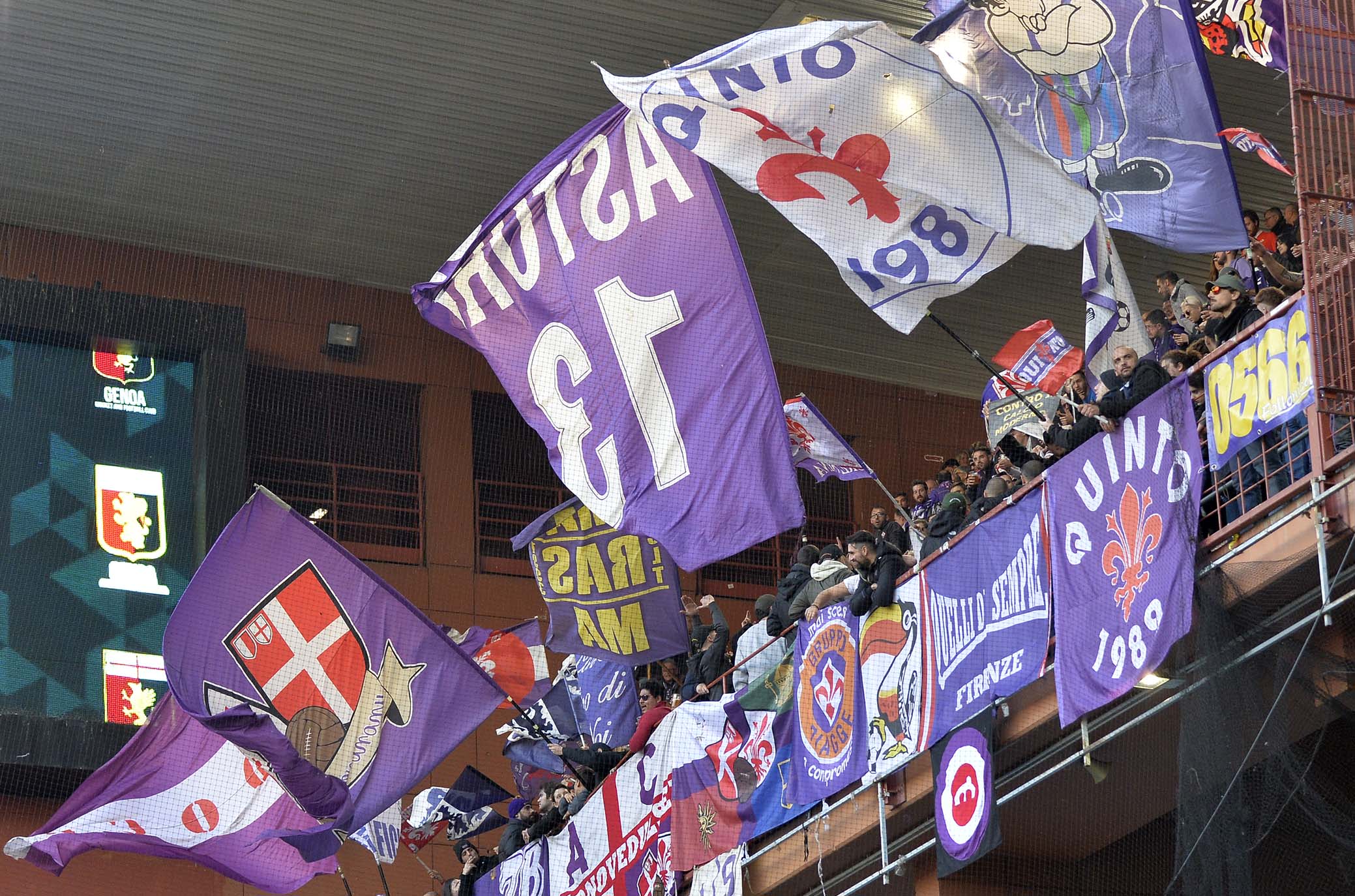 GENOA-FIORENTINA 29-12-2018 TIFOSI FIORENTINA GALASSI SILVANO/SILPRESS