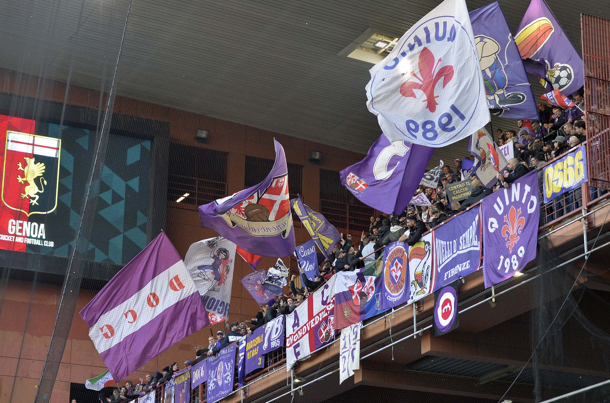 GENOA-FIORENTINA 29-12-2018 TIFOSI FIORENTINA GALASSI SILVANO/SILPRESS