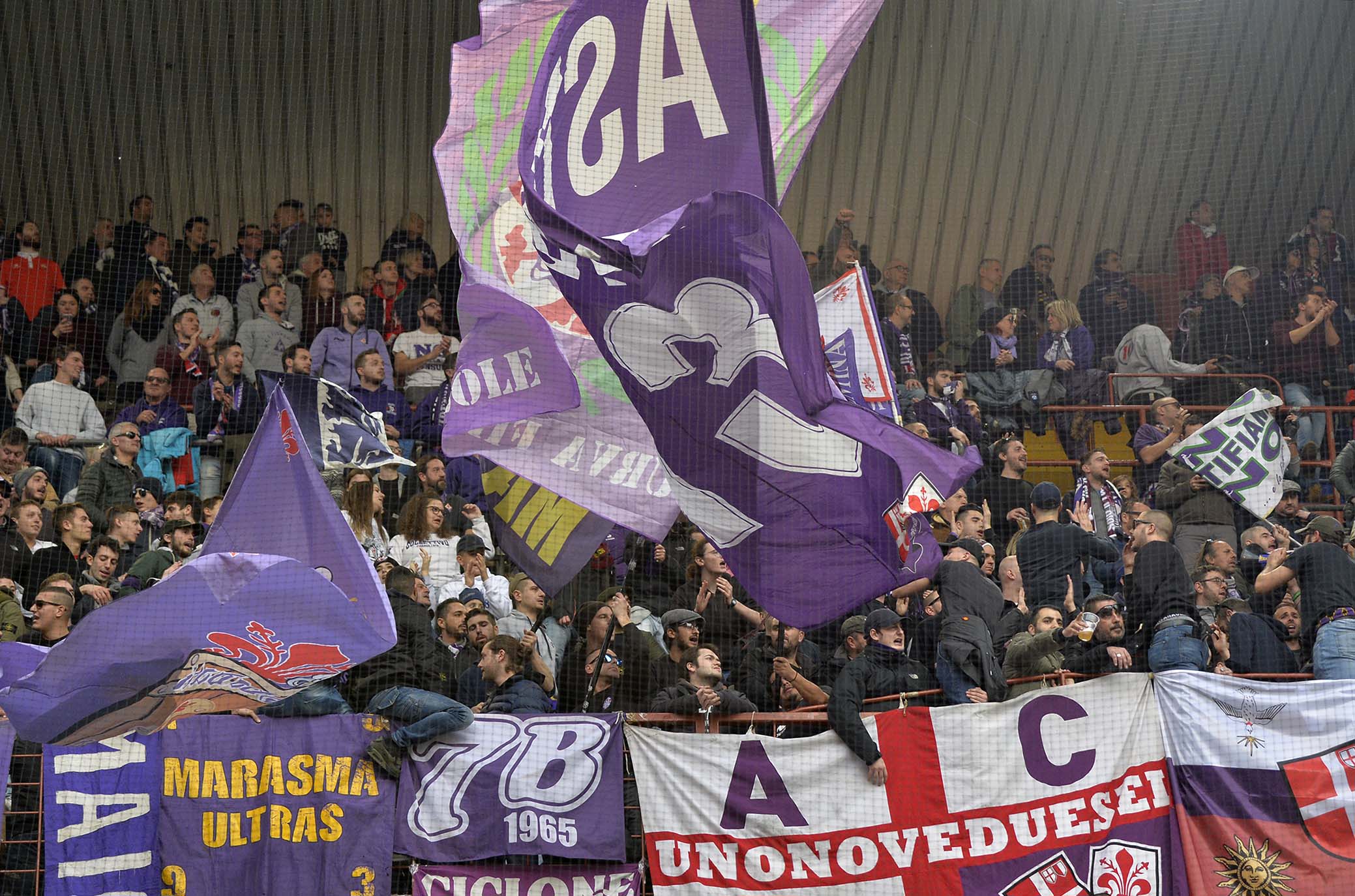 GENOA-FIORENTINA 29-12-2018 TIFOSI FIORENTINA GALASSI SILVANO/SILPRESS