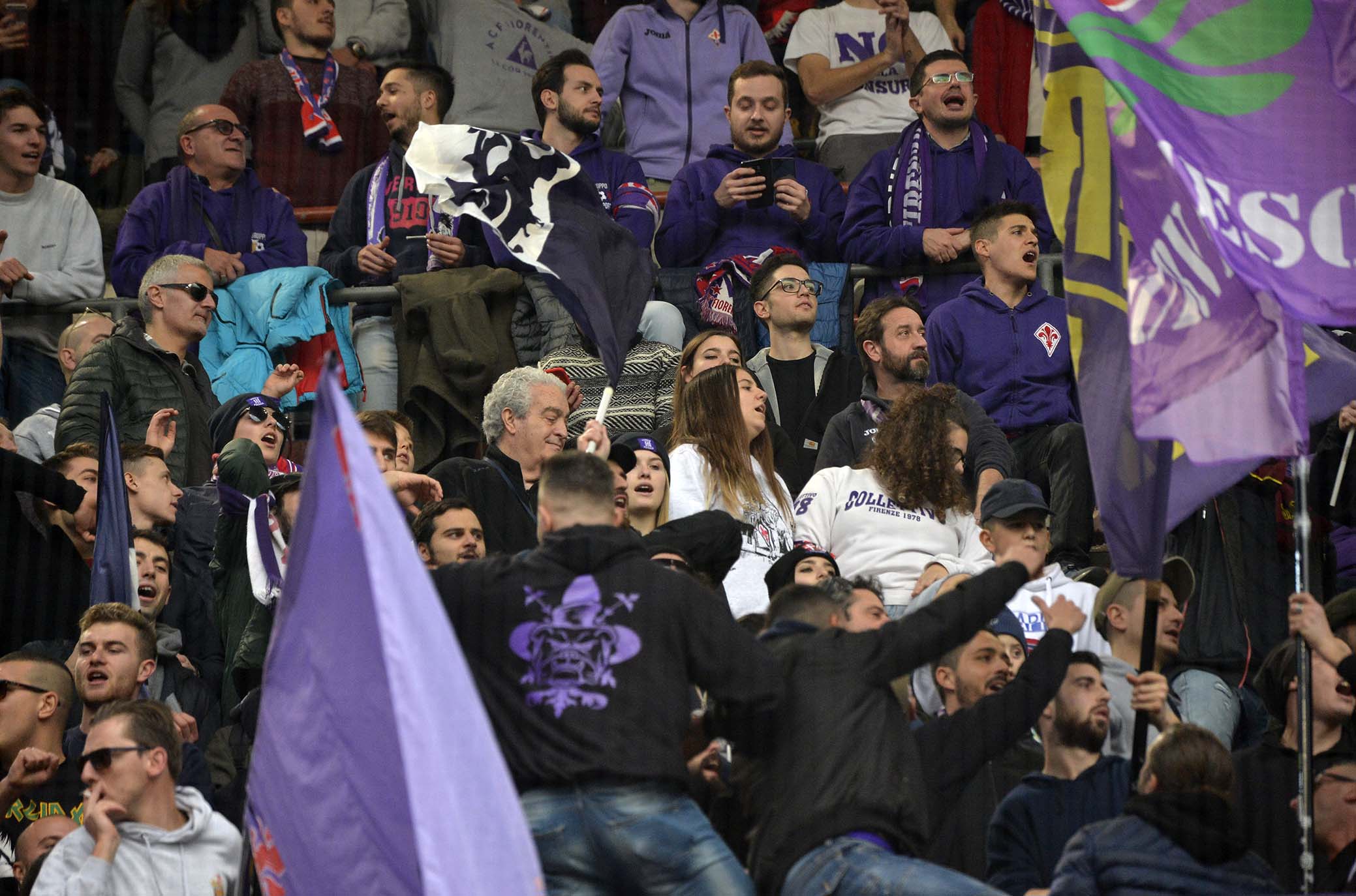 GENOA-FIORENTINA 29-12-2018 TIFOSI FIORENTINA GALASSI SILVANO/SILPRESS