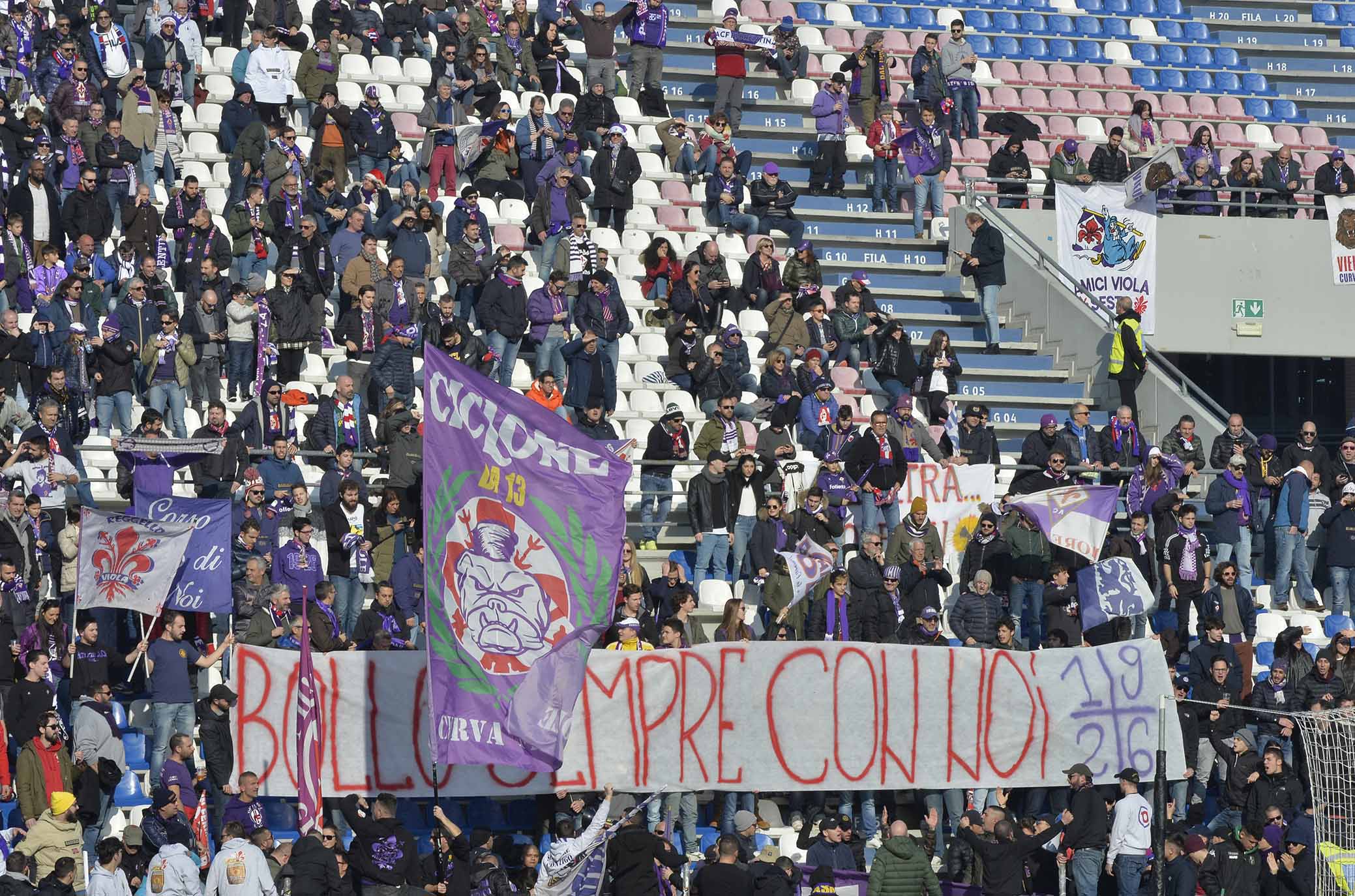 SASSUOLO-FIORENTINA 09-12-2018 TIFOSI. GALASSI SILVANO/SILPRESS