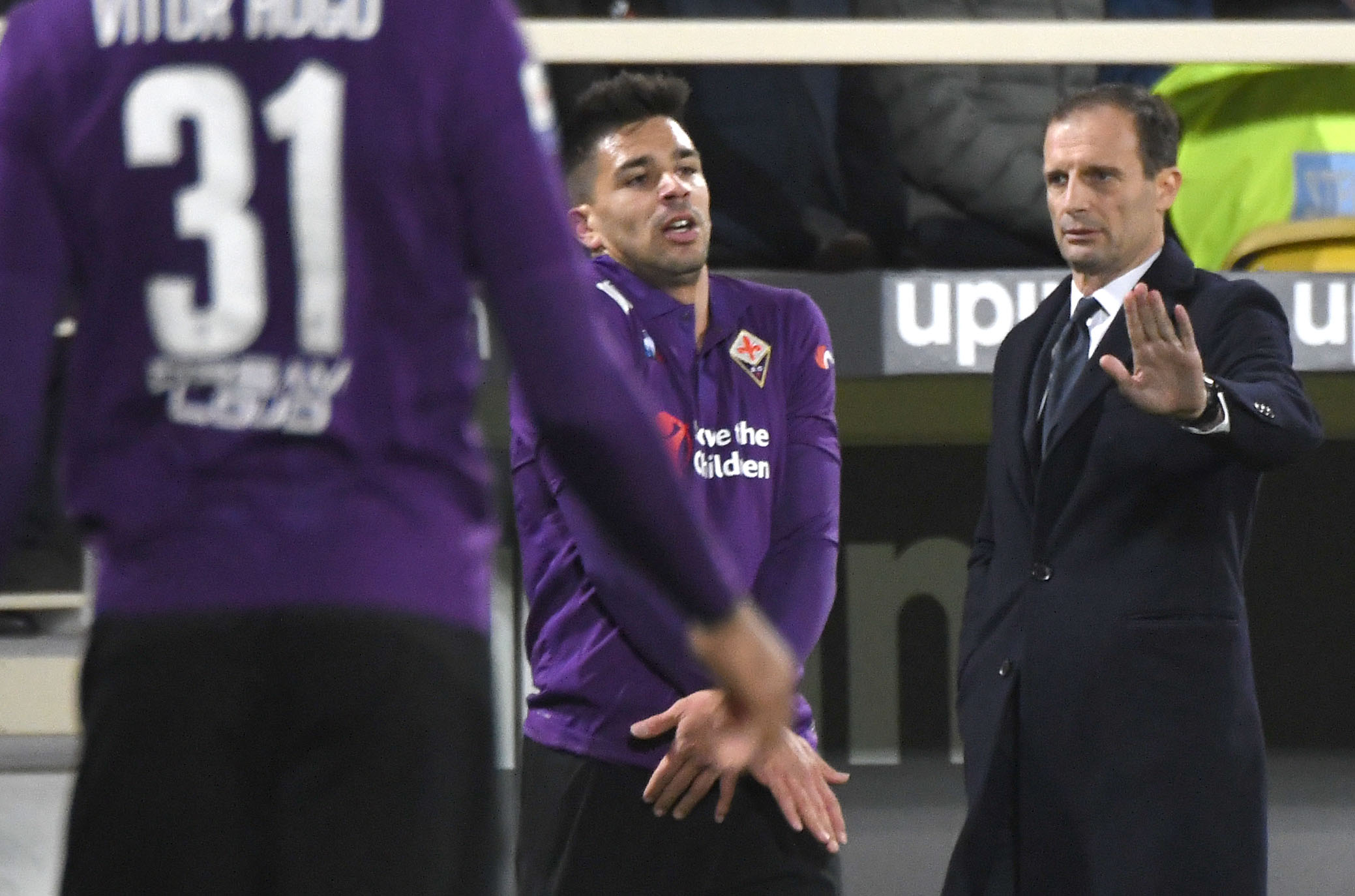 FIORENTINA-JUVENTUS 01-12-18. ALLENATORE MASSIMO ALLEGRI.SILPRESS