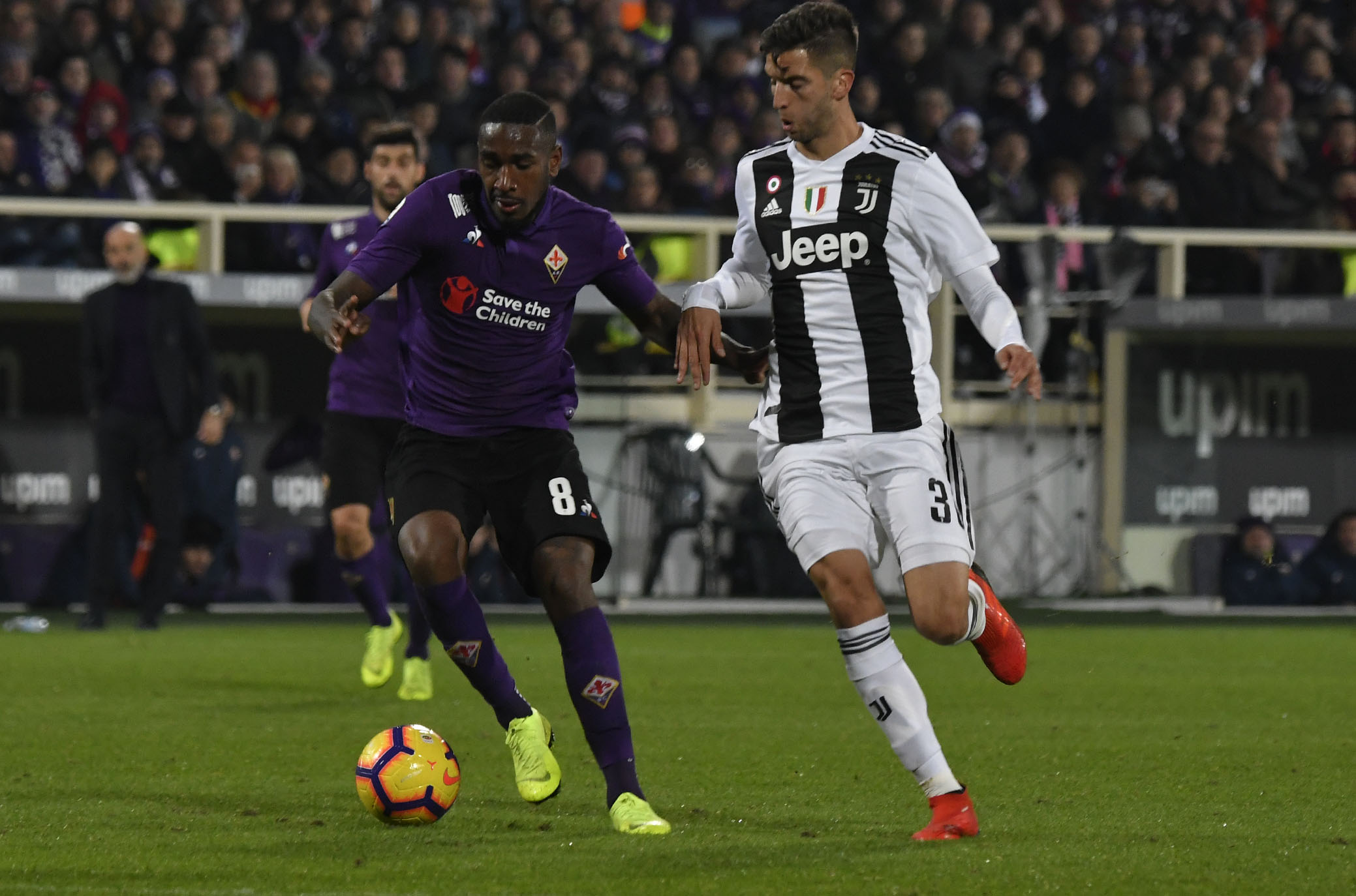 FIORENTINA-JUVENTUS 01-12-18.GERSON CONTRASTATO DA BETANCUR.SILPRESS
