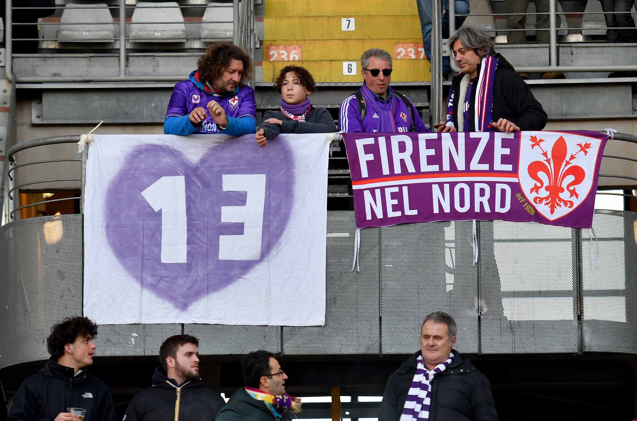 ph Marchisciano/SIL PRESS Torino 13-01-2019- Torino vs Fiorentina TIM CUP 2018-2019 nella foto: tifosi fiorentina