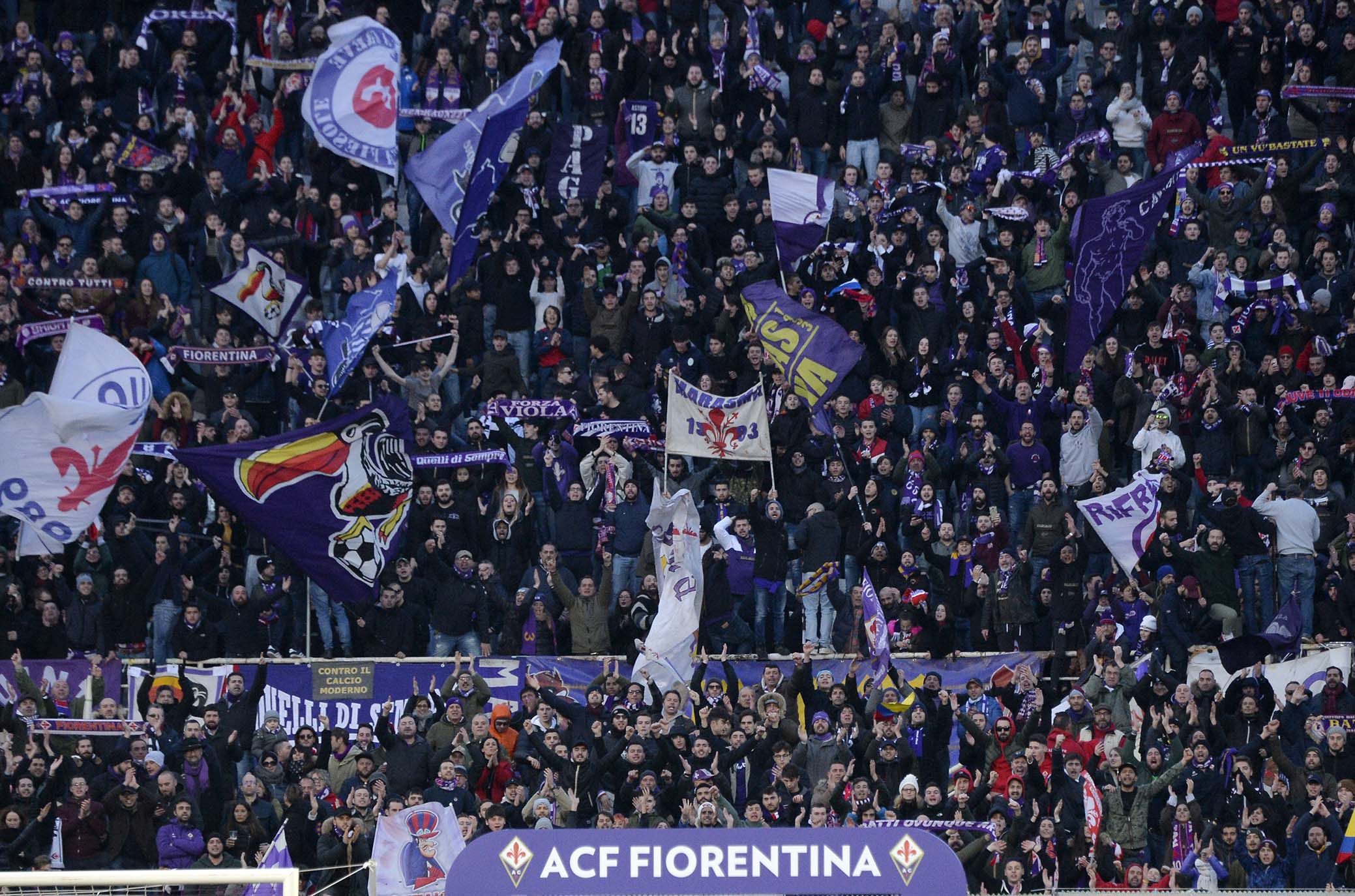 FIORENTINA-SAMPDORIA 20-01-2019 TIFOSI DELLA FIORENTINA. GALASSI SILVANO/SILPRESS