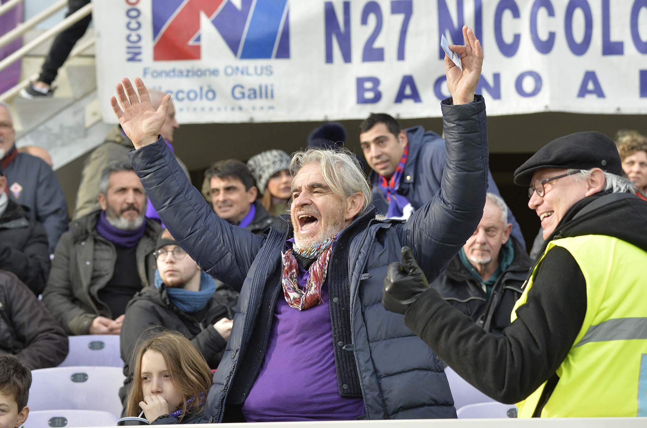 Fiorentina-Sampdoria, le immagini dei tifosi viola nella FOTOGALLERY di LaViola.it