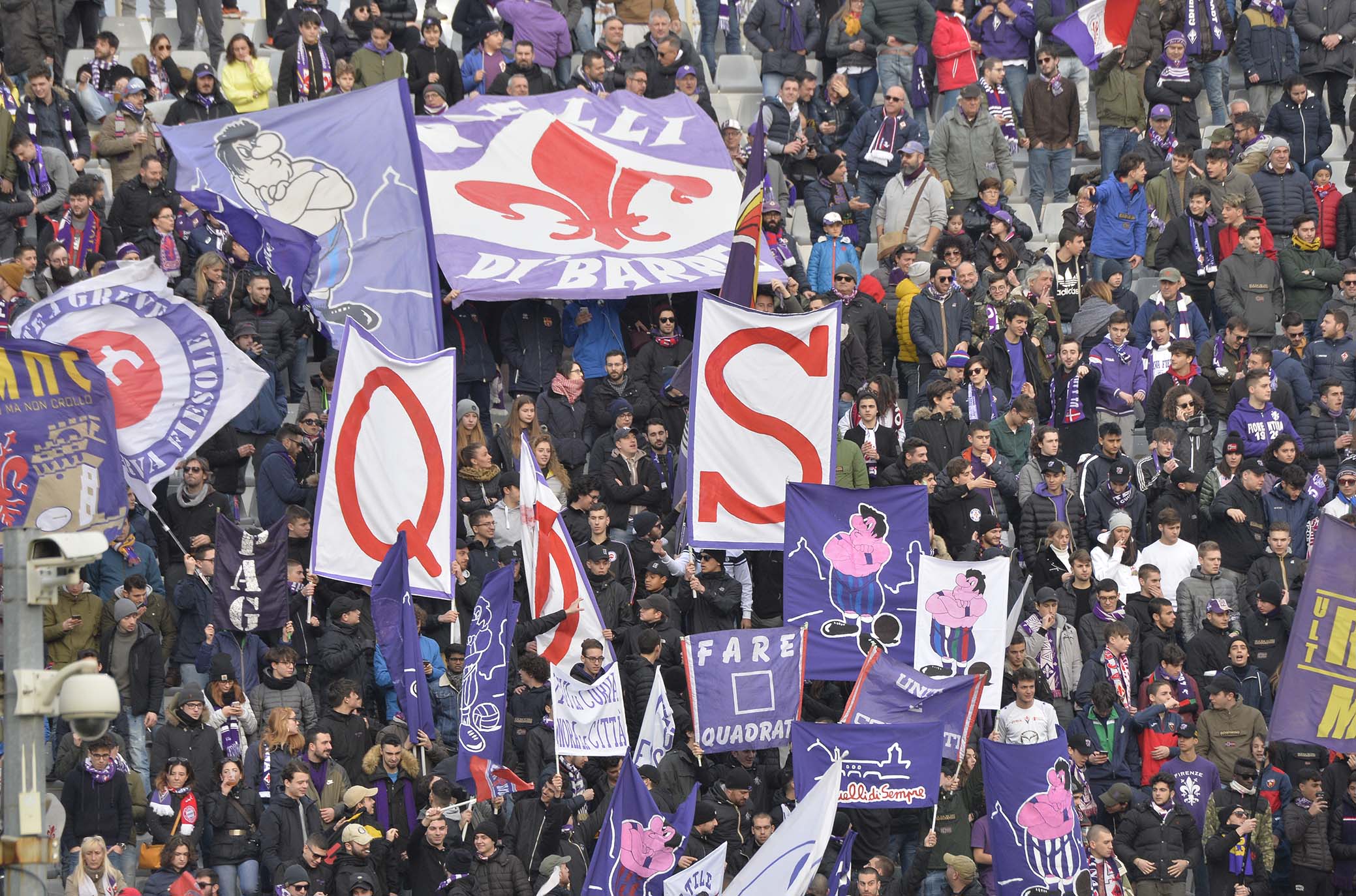 FIORENTINA-SAMPDORIA 20-01-2019 TIFOSI DELLA FIORENTINA. GALASSI SILVANO/SILPRESS