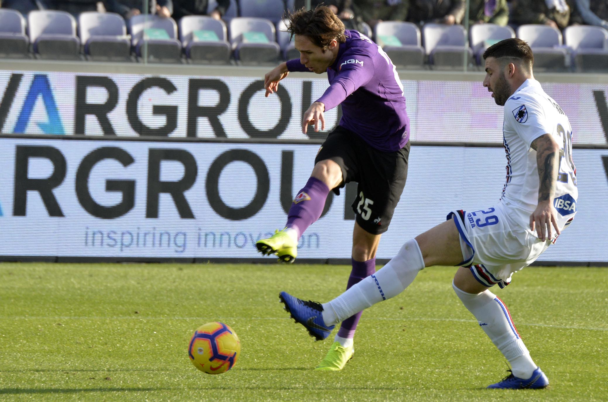 FIORENTINA-SAMPDORIA 20-01-2019 FEDERICO CHIESA. GALASSI SILAVNO/SILPRESS