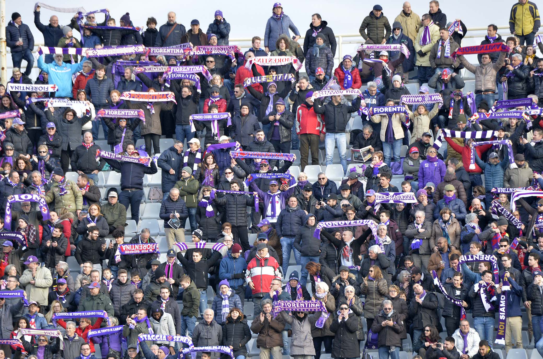 FIORENTINA-SAMPDORIA 20-01-2019 TIFOSI DELLA FIORENTINA. GALASSI SILVANO/SILPRESS