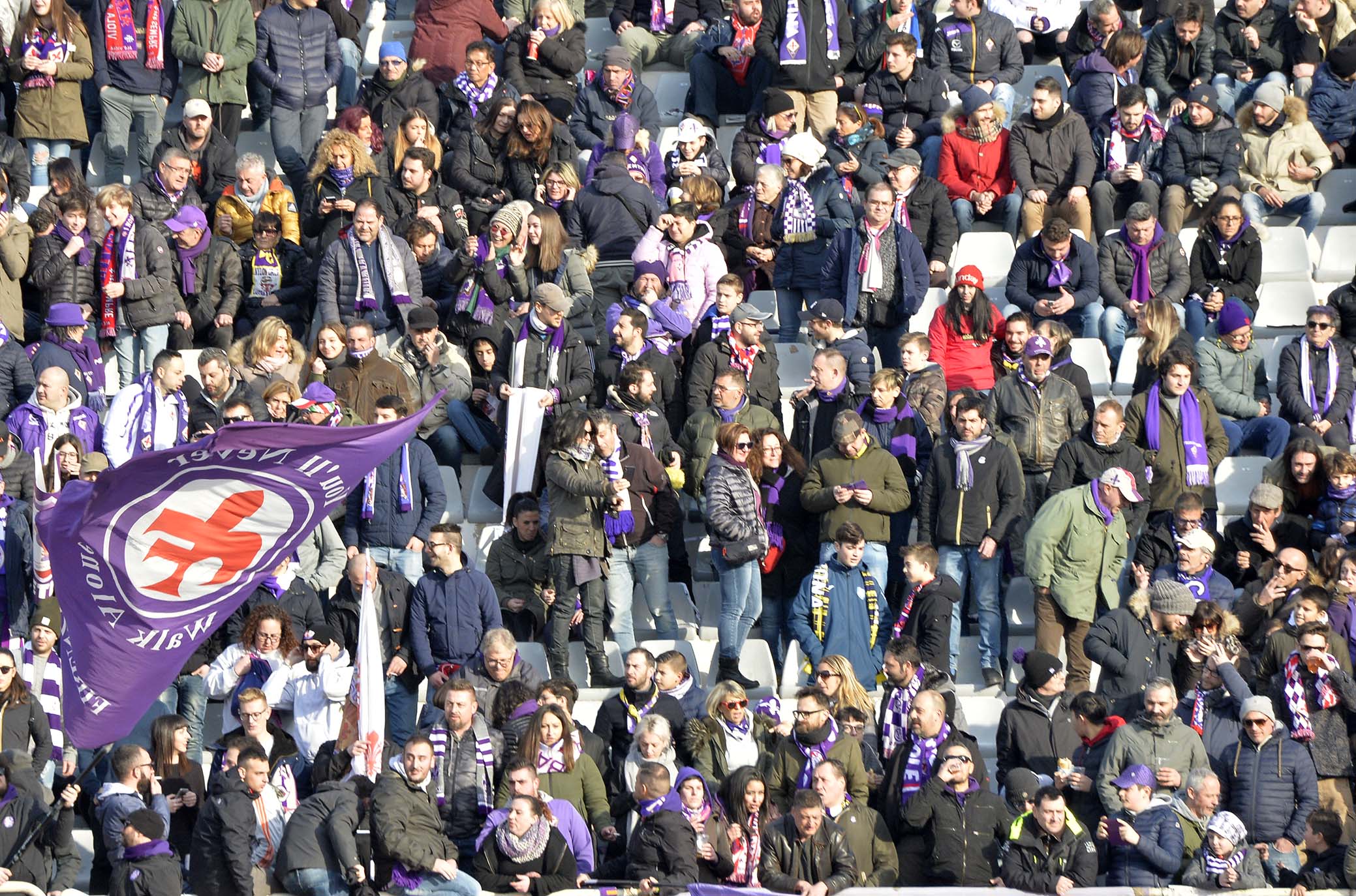 FIORENTINA-SAMPDORIA 20-01-2019 TIFOSI DELLA FIORENTINA. GALASSI SILVANO/SILPRESS