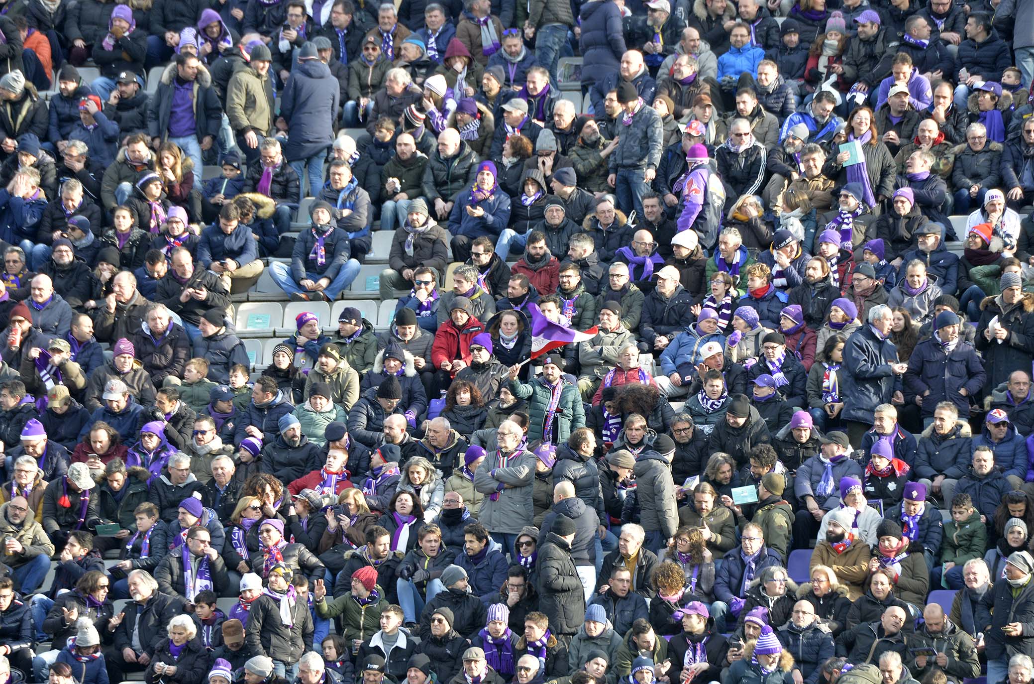 FIORENTINA-SAMPDORIA 20-01-2019 TIFOSI DELLA FIORENTINA. GALASSI SILVANO/SILPRESS
