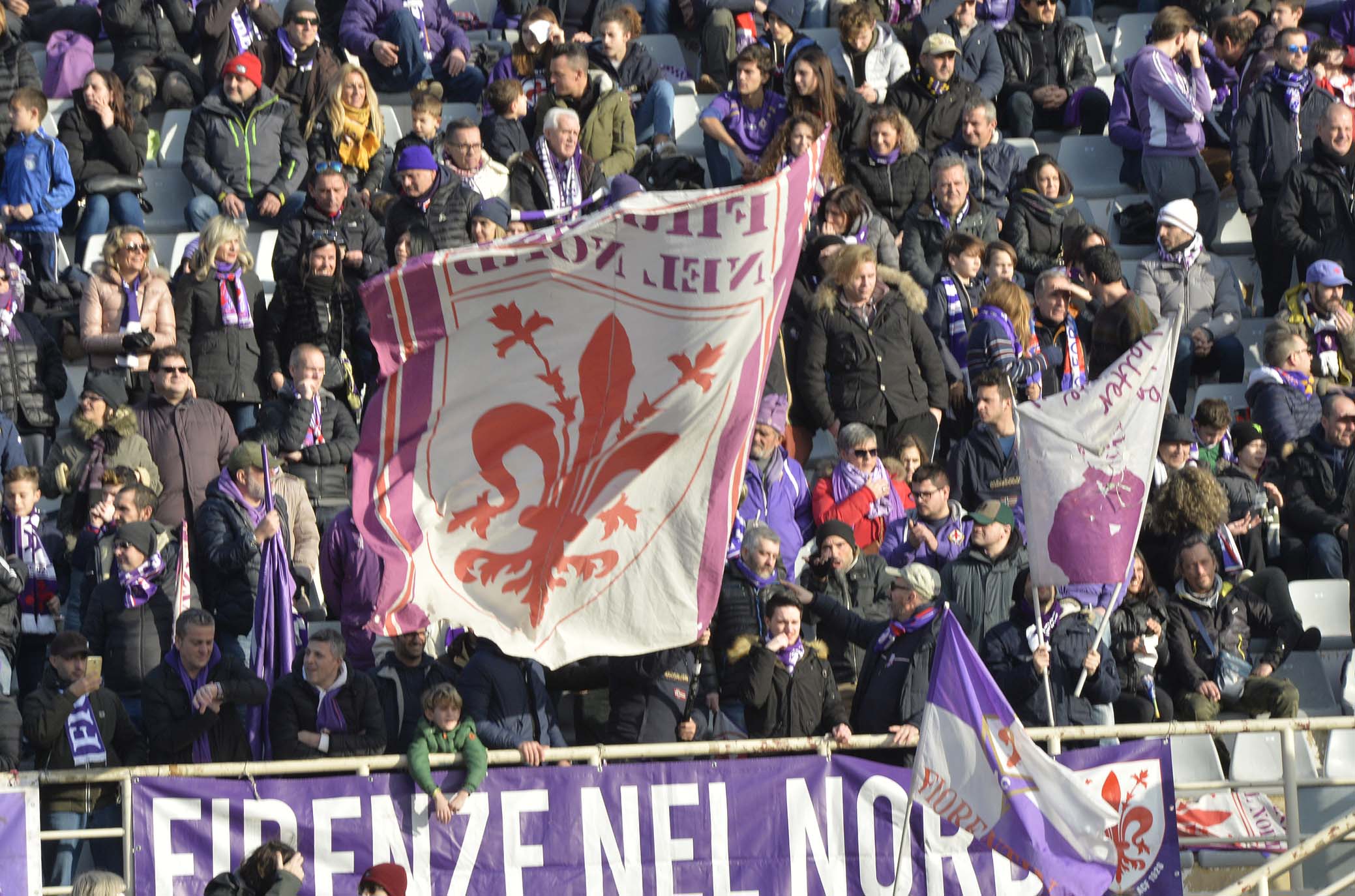 FIORENTINA-SAMPDORIA 20-01-2019 TIFOSI DELLA FIORENTINA. GALASSI SILVANO/SILPRESS