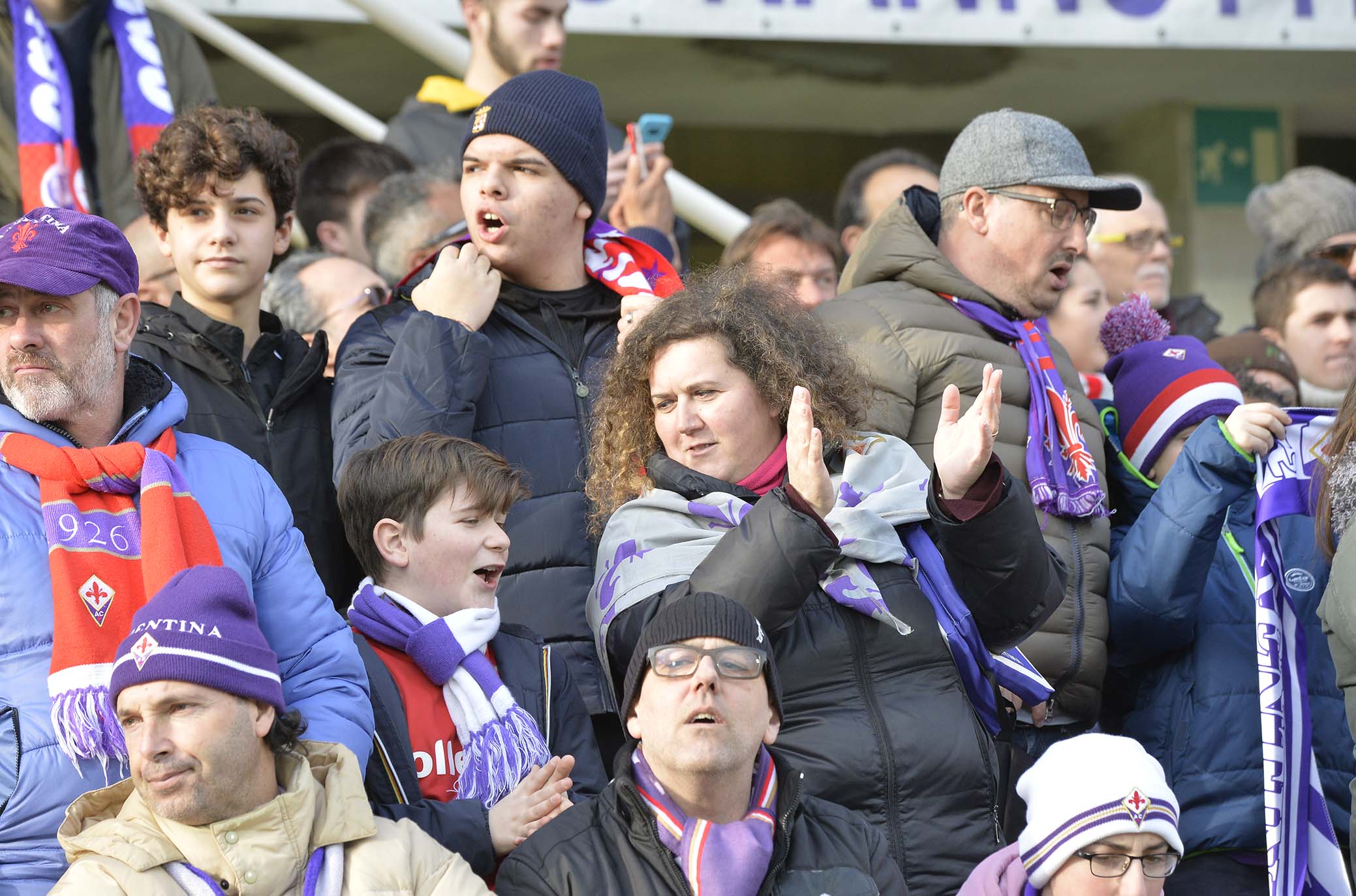 FIORENTINA-SAMPDORIA 20-01-2019 TIFOSI DELLA FIORENTINA. GALASSI SILVANO/SILPRESS