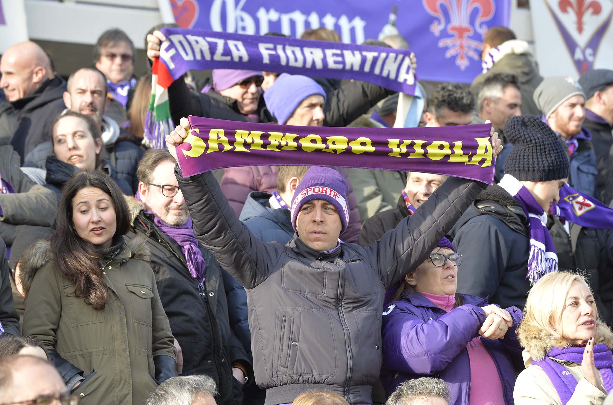 FIORENTINA-SAMPDORIA 20-01-2019 TIFOSI DELLA FIORENTINA. GALASSI SILVANO/SILPRESS