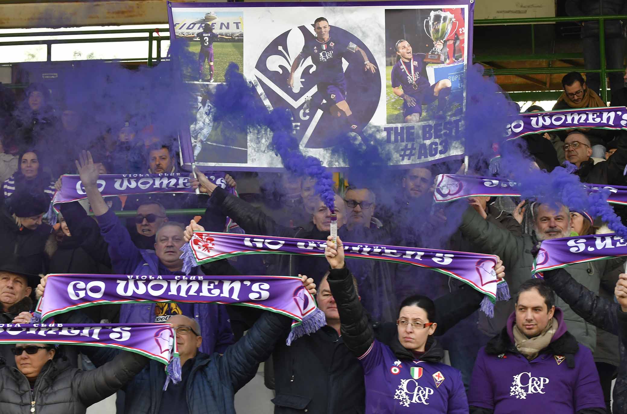 FIORENTINA WOMEN'S - MILAN TIFOSE E TIFOSI DELLA FIORENTINA. GALASSI SILVANO/SILPRESS
