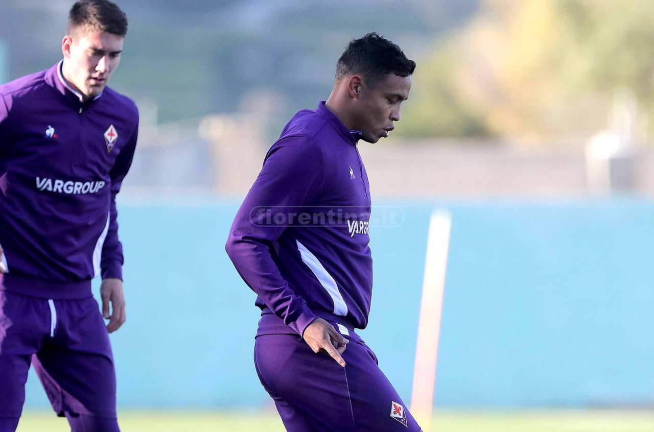 FIORENTINA 06-01-2019 RITIRO INVERNALE A MALTA. LUIS MURIEL DURANTE L'ALLENAMENTO. GALASSI