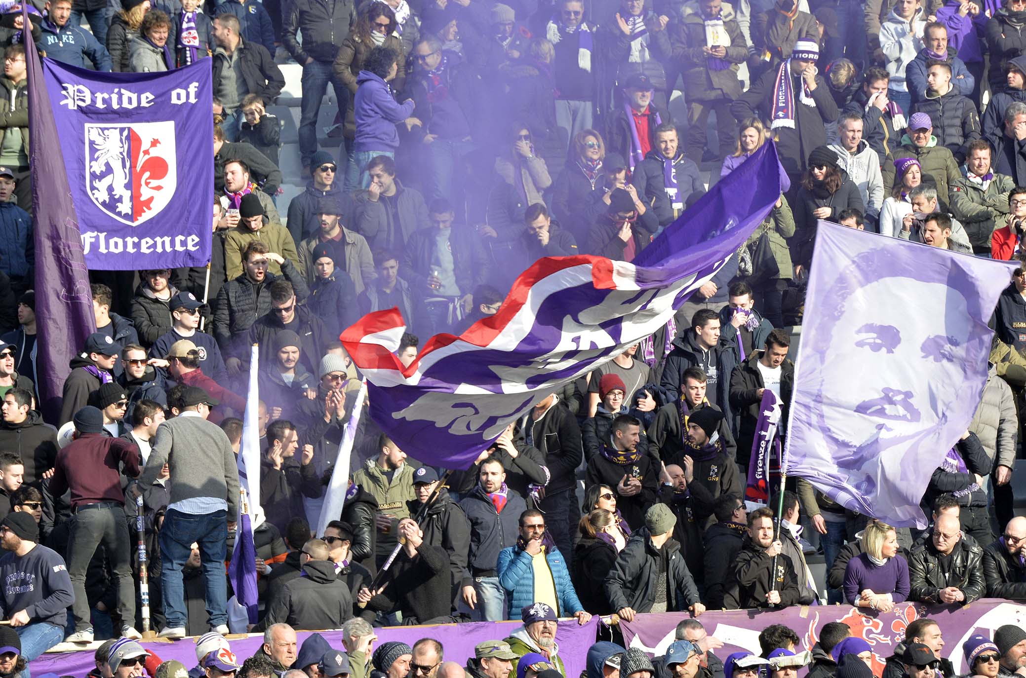 FIORENTINA-SAMPDORIA 20-01-2019 TIFOSI DELLA FIORENTINA. GALASSI SILVANO/SILPRESS