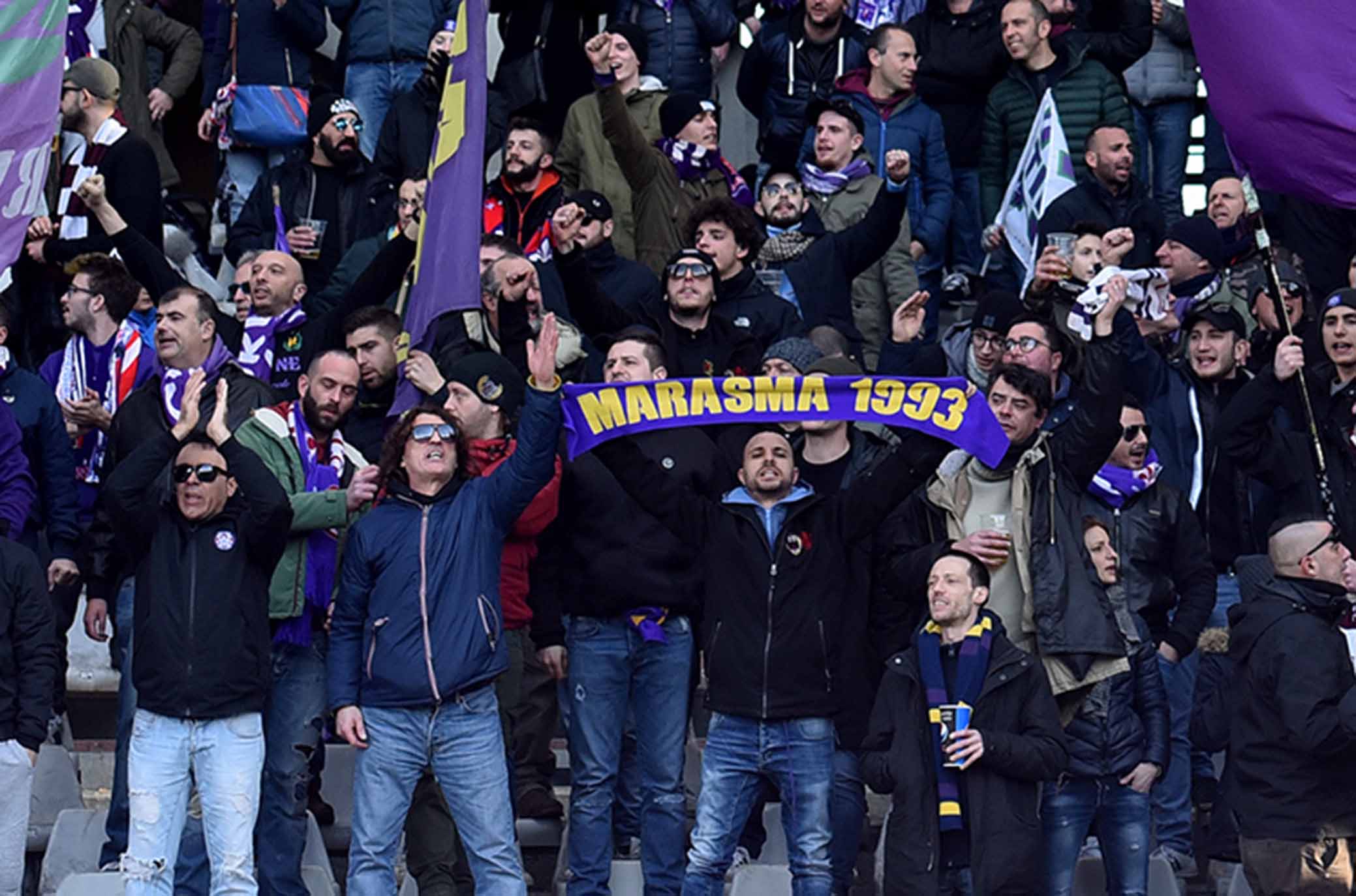 ph Marchisciano/SIL PRESS Torino 13-01-2019- Torino vs Fiorentina TIM CUP 2018-2019 nella foto: tifosi fiorentina
